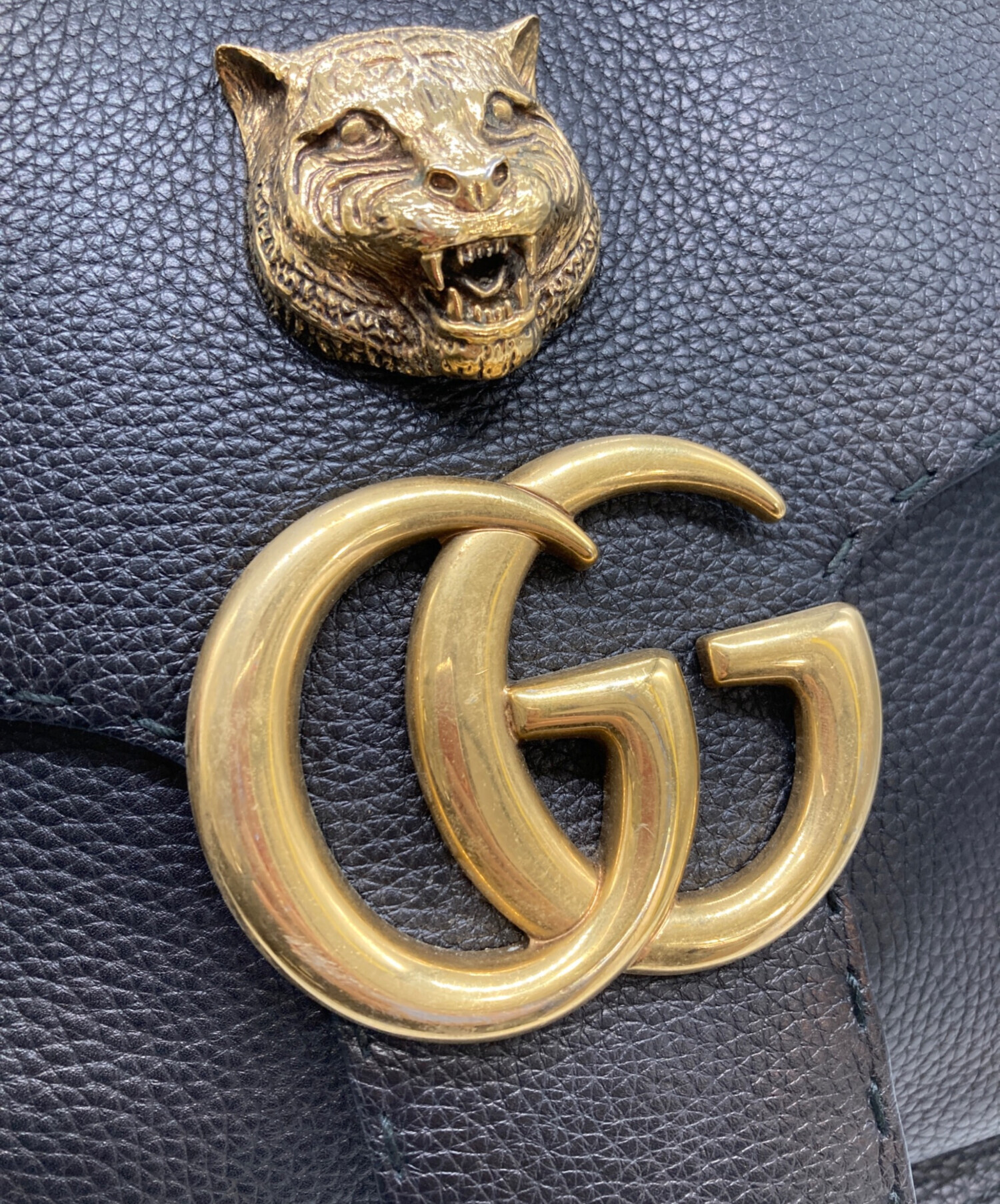 中古・古着通販】GUCCI (グッチ) GGマーモント タイガーヘッド