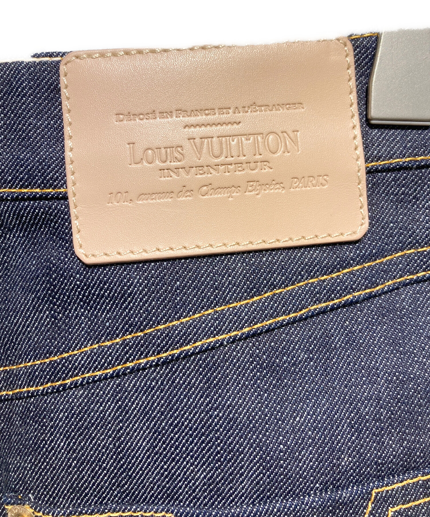 中古・古着通販】LOUIS VUITTON (ルイ ヴィトン) デニムミニスカート