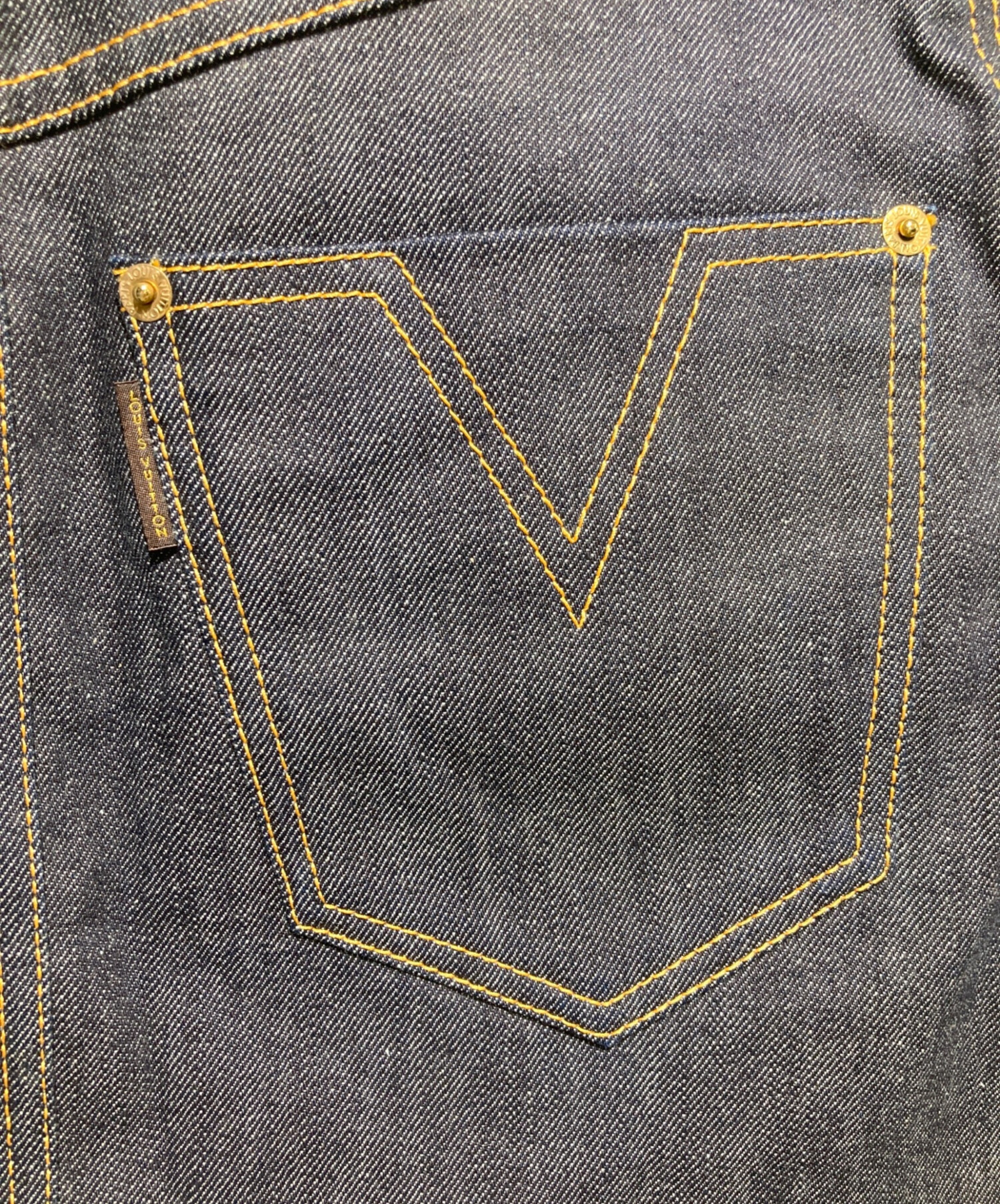 中古・古着通販】LOUIS VUITTON (ルイ ヴィトン) デニムミニスカート