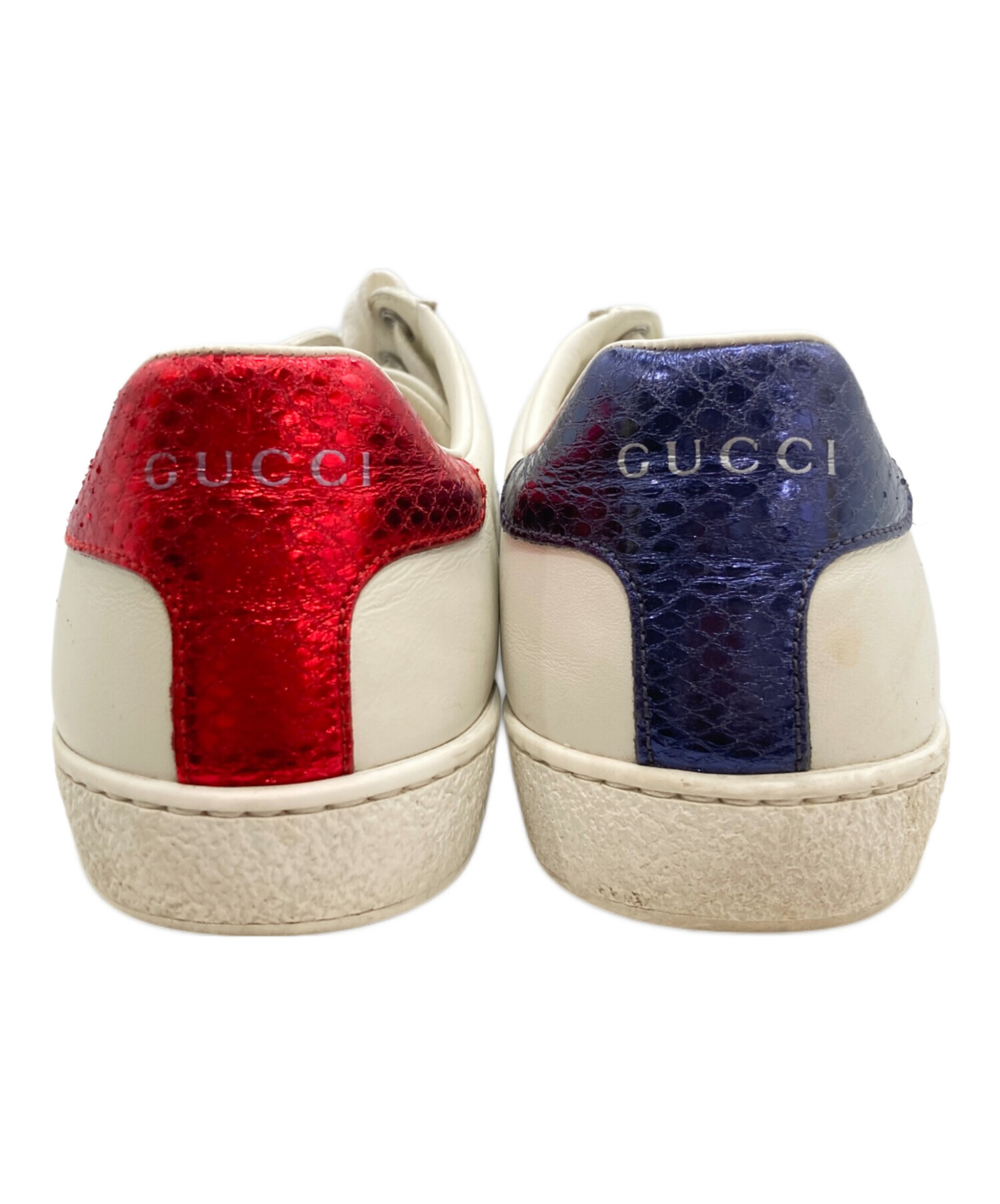 中古・古着通販】GUCCI (グッチ) エースライン・装飾スニーカー