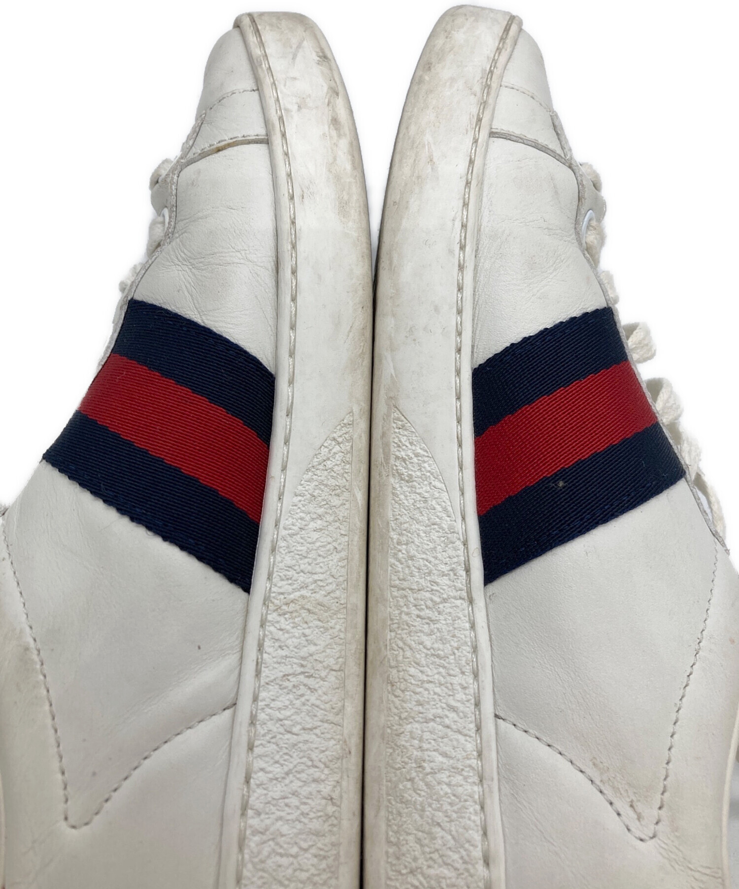 中古・古着通販】GUCCI (グッチ) エースライン・装飾スニーカー