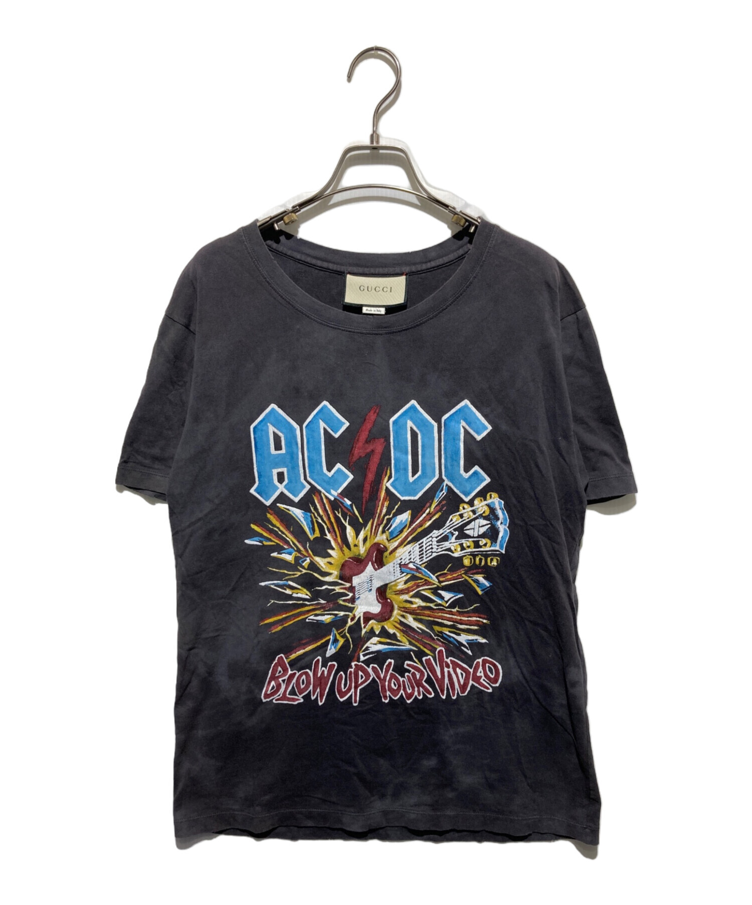 中古・古着通販】GUCCI (グッチ) AC/DC タイダイグラフィック Tシャツ