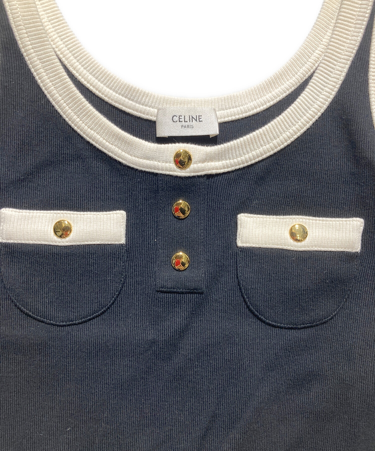 中古・古着通販】CELINE (セリーヌ) タンクトップ/コットンジャージー
