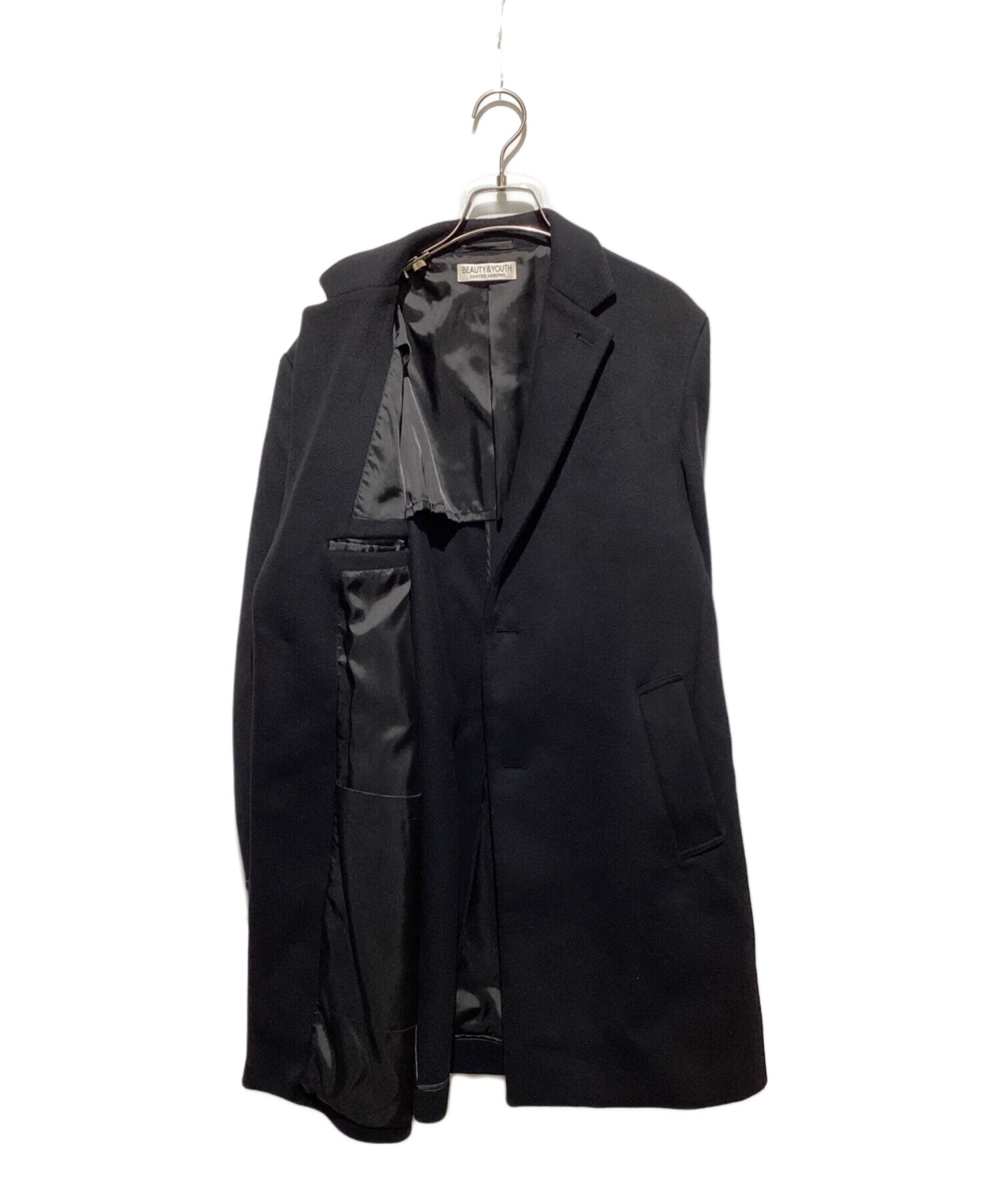 BEAUTY&YOUTH ソリッド 120S メルトン チェスターコート BEAUTY&YOUTH UNITED ARROWS（ビューティーアンドユースユナイテッド