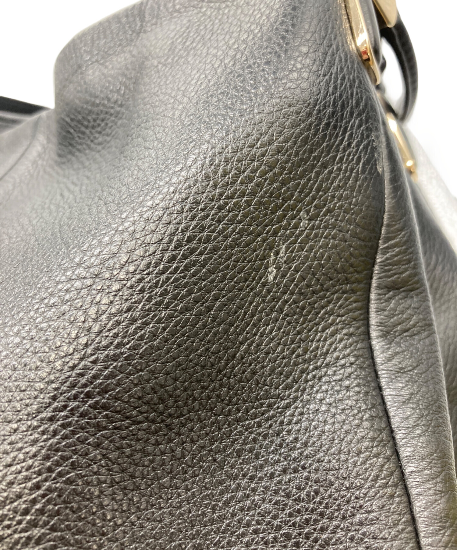 COACHマディソンレザー　ブラック　 ショルダーバッグ 中古・古着通販】COACH (コーチ) レザーショルダーバッグ/マディソン