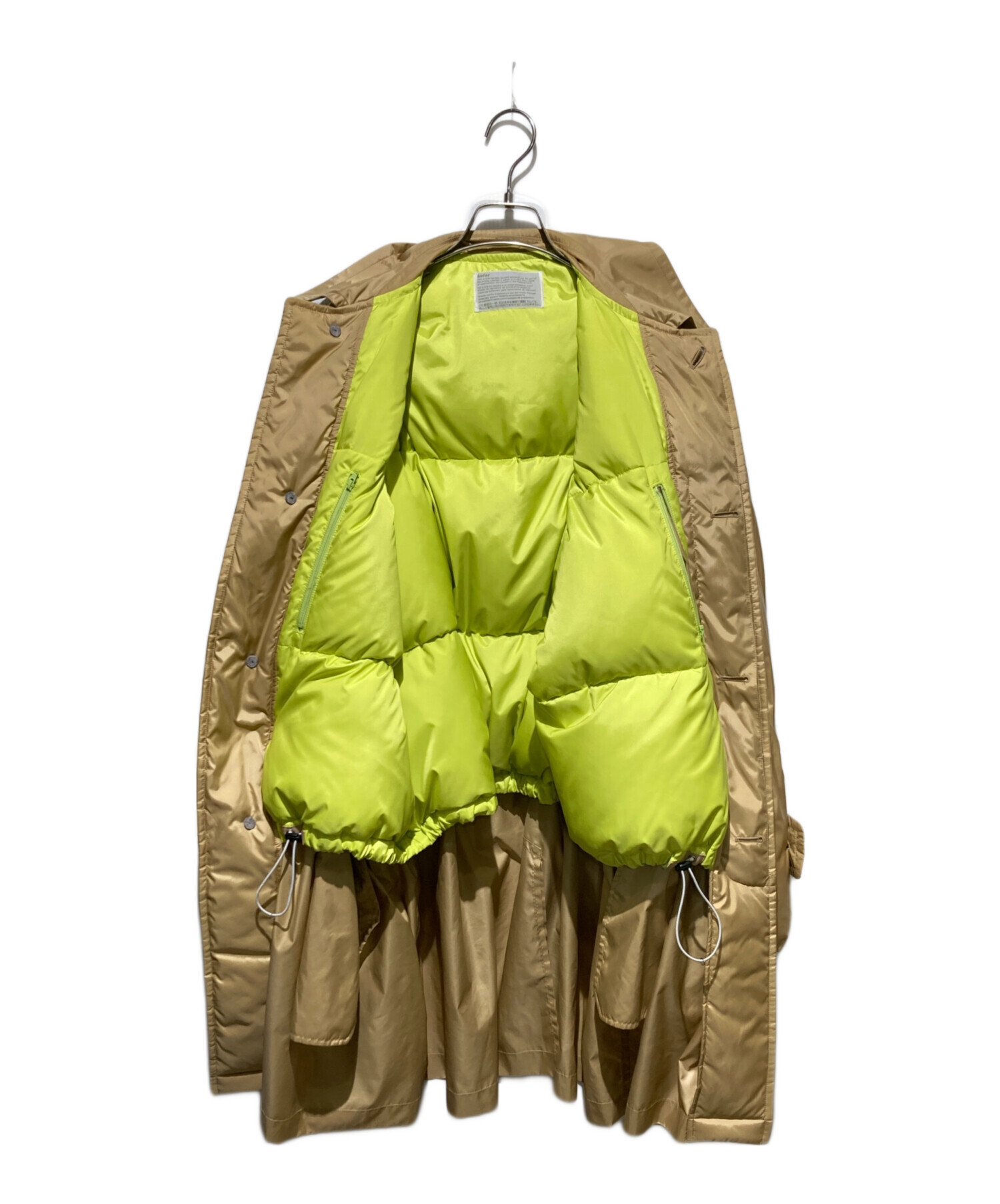 中古・古着通販】KOLOR (カラー) ダウンコート ベージュ サイズ:2 