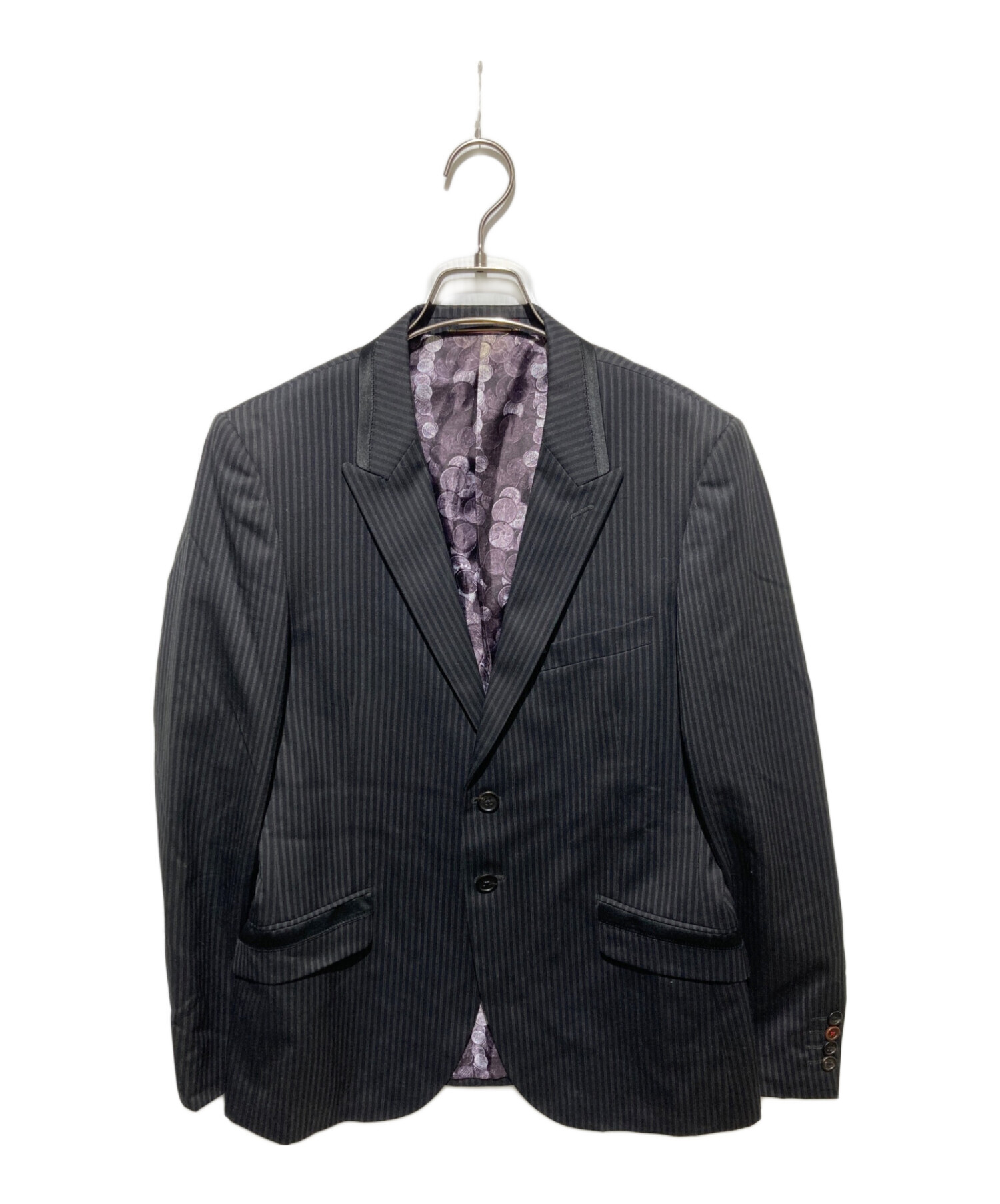 PS PaulSmith 　ポールスミス　テーラードジャケット　裏地アート柄 中古・古着通販】PS Paul Smith (PSポールスミス) コイン裏地