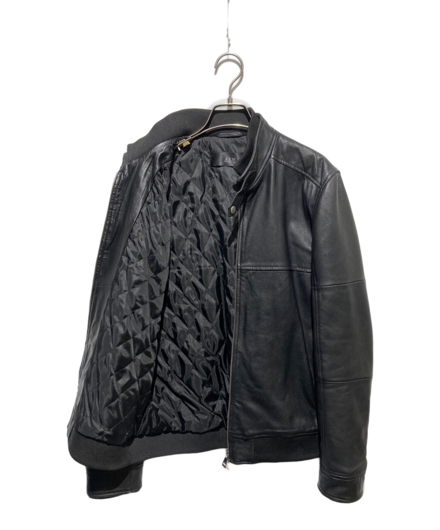 中古・古着通販】AKM (エーケーエム) 裏地キルティングシープレザー