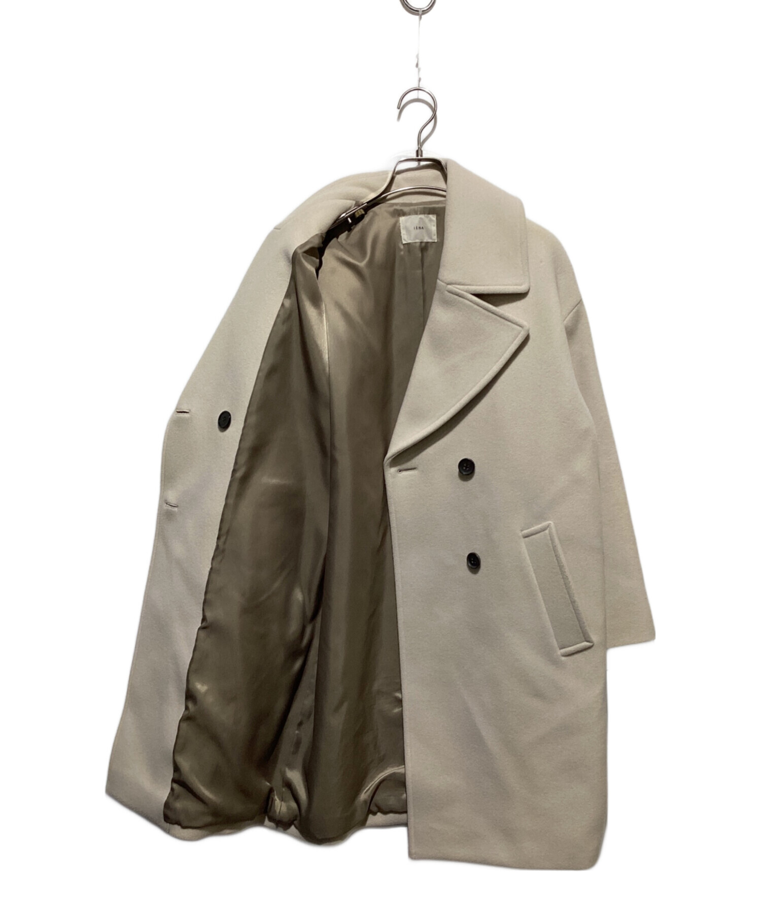 中古・古着通販】IENA (イエナ) ダブルモッサコート ベージュ サイズ 