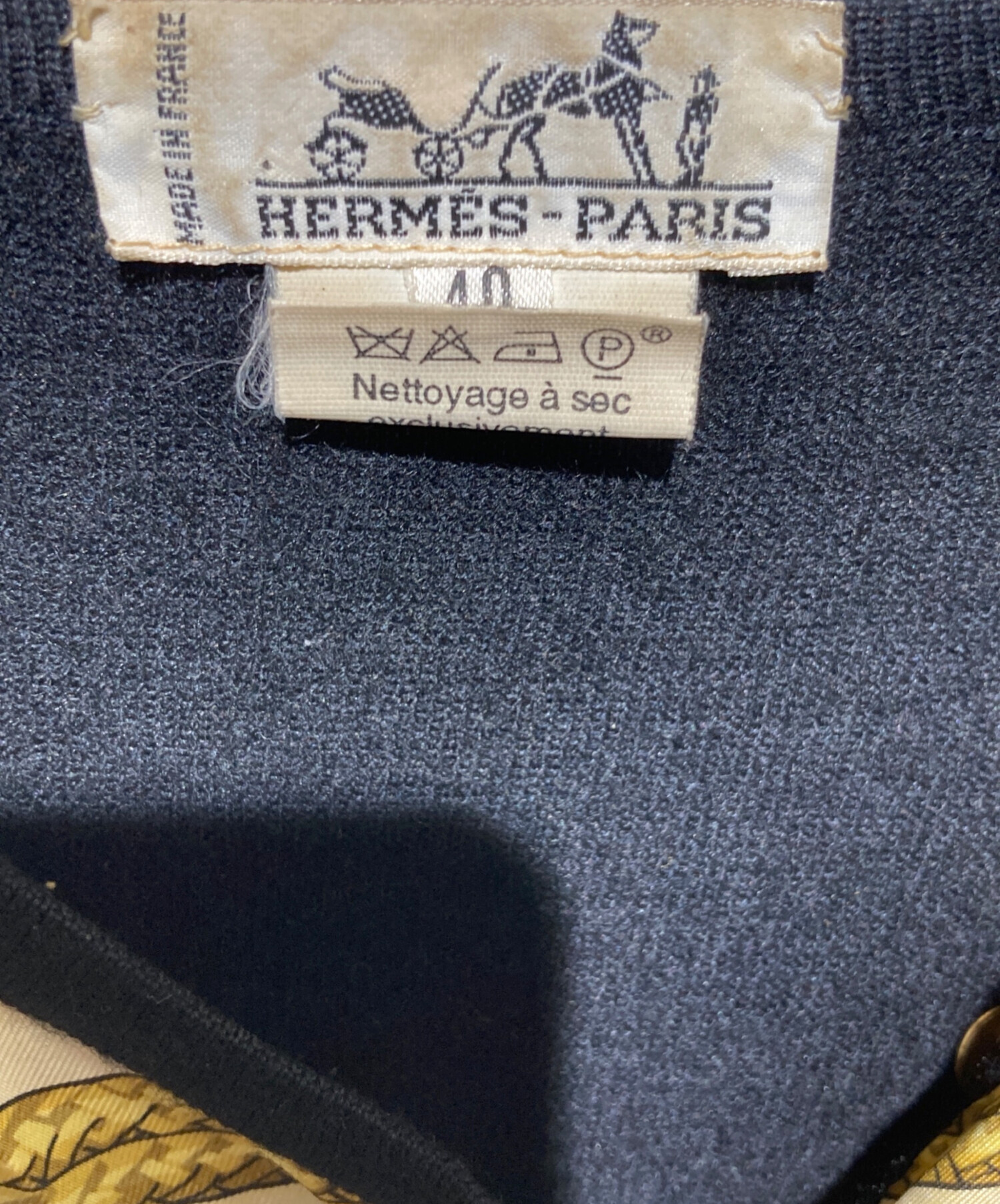 中古・古着通販】HERMES (エルメス) シルク×カシミヤブレンド