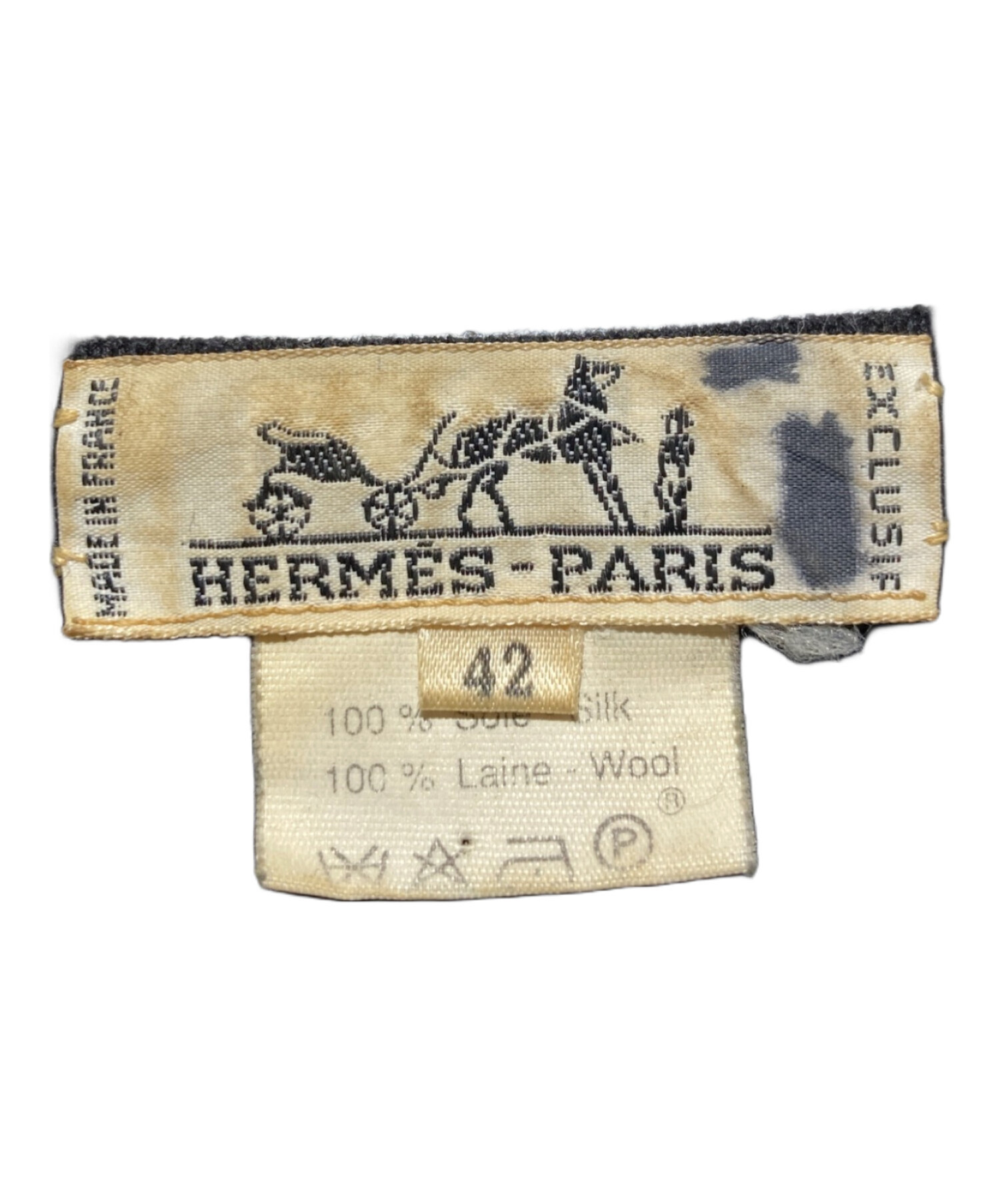 中古・古着通販】HERMES (エルメス) シルク×ニット仮面舞踏会