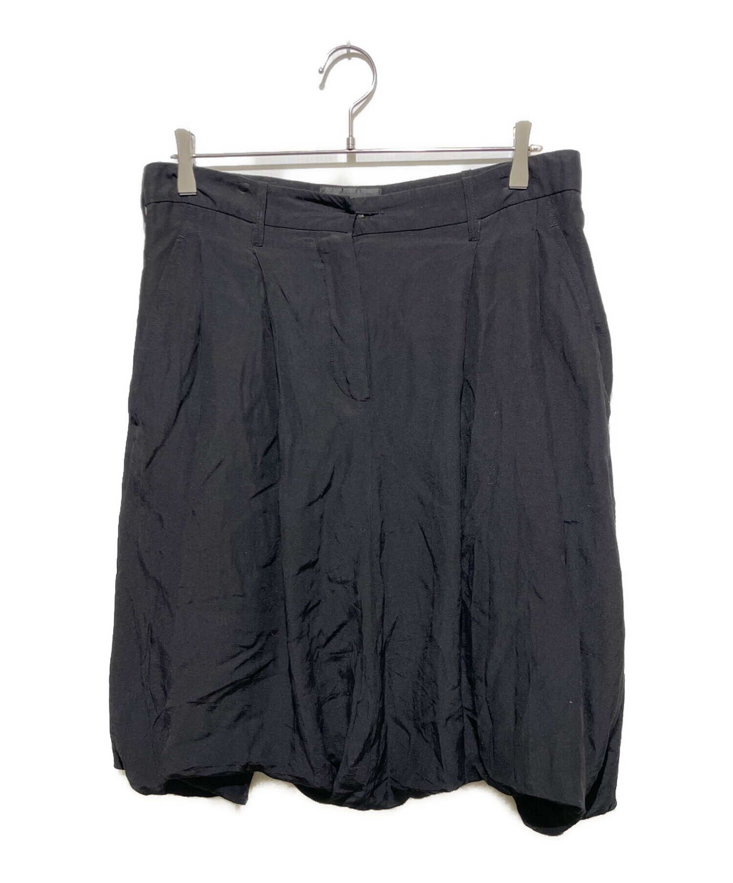 ANN DEMEULEMEESTER スカート ブラック 36 中古・古着通販】ANN DEMEULEMEESTER (アンドゥムルメステール) 99ss