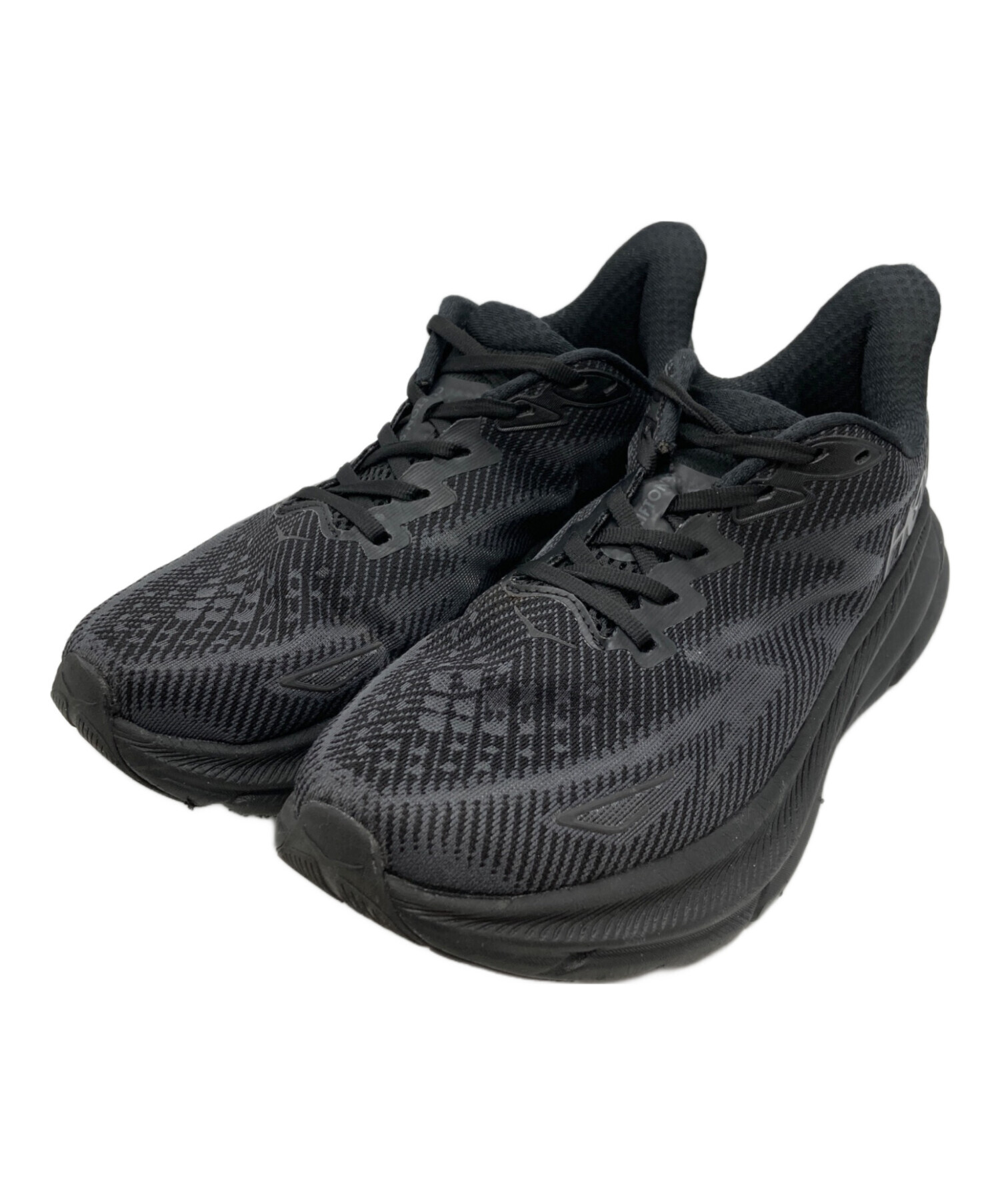 中古・古着通販】HOKA (ホカ) クリフトン 9 ワイド ブラック サイズ