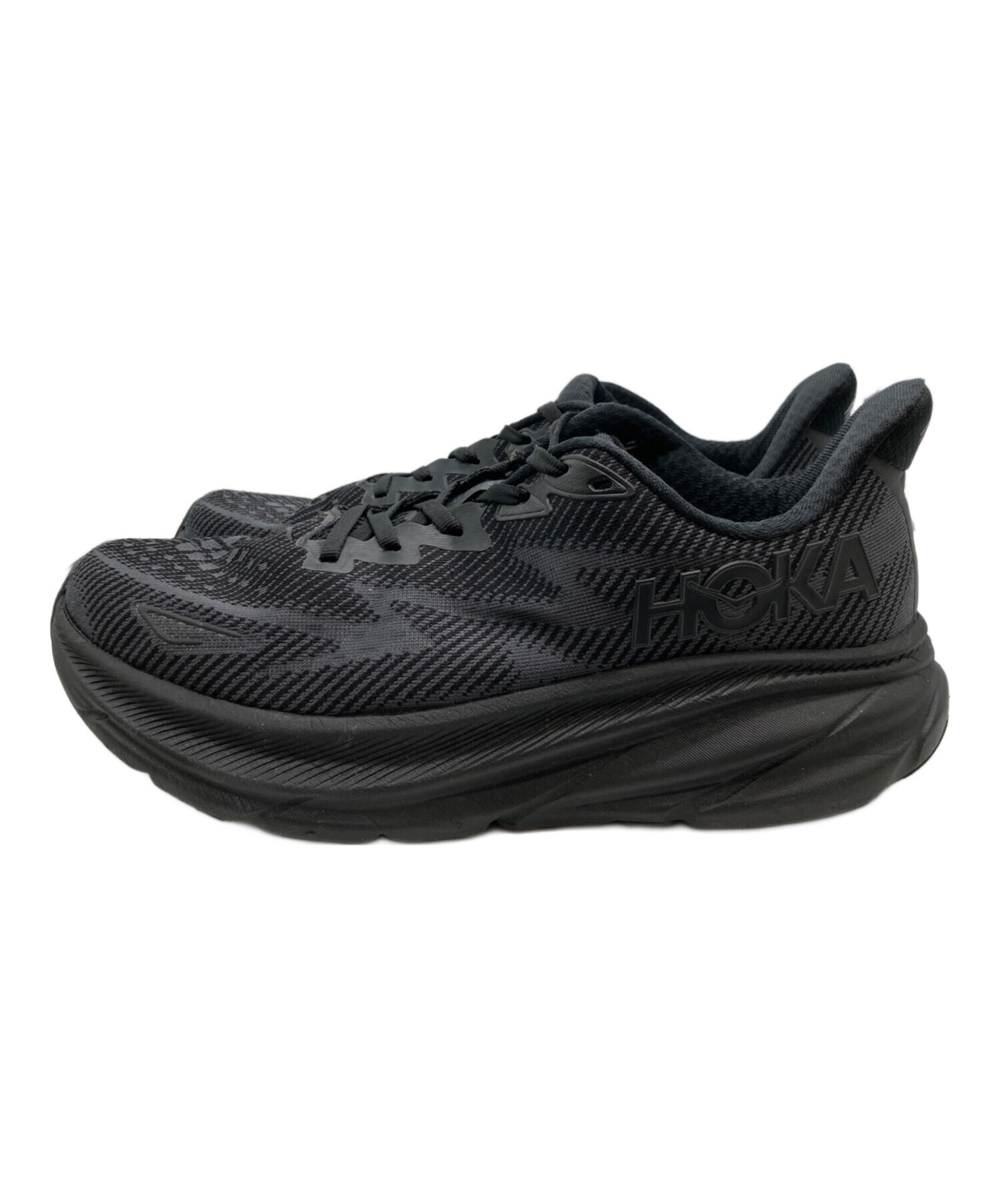 中古・古着通販】HOKA (ホカ) クリフトン 9 ワイド ブラック サイズ