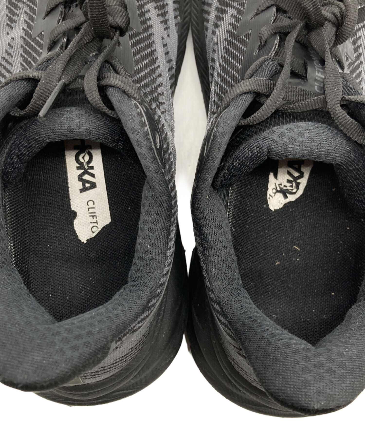 中古・古着通販】HOKA (ホカ) クリフトン 9 ワイド ブラック サイズ
