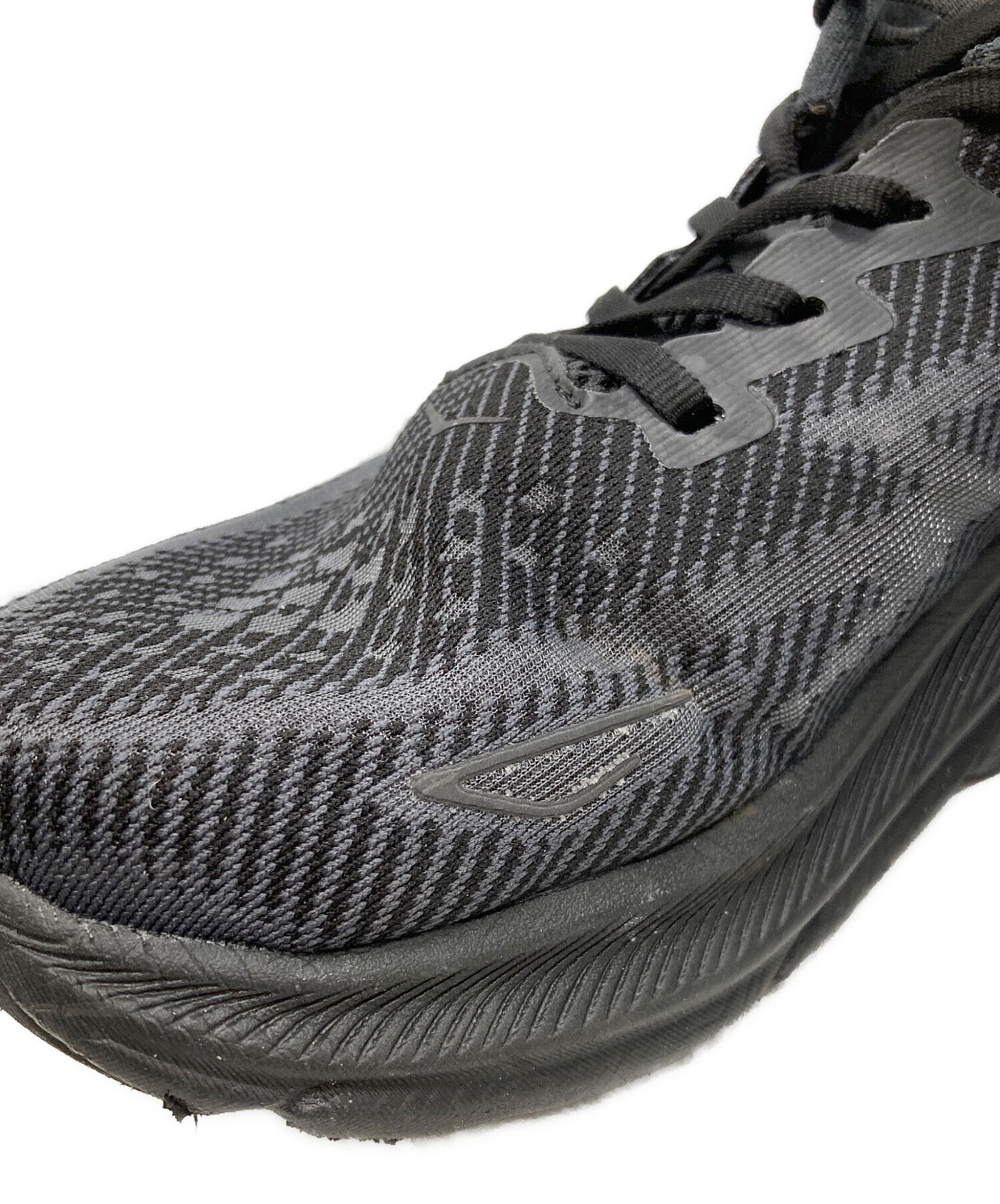 ホカオネオネ　クリフトン9 中古品 中古・古着通販】HOKA (ホカ) クリフトン 9 ワイド ブラック サイズ