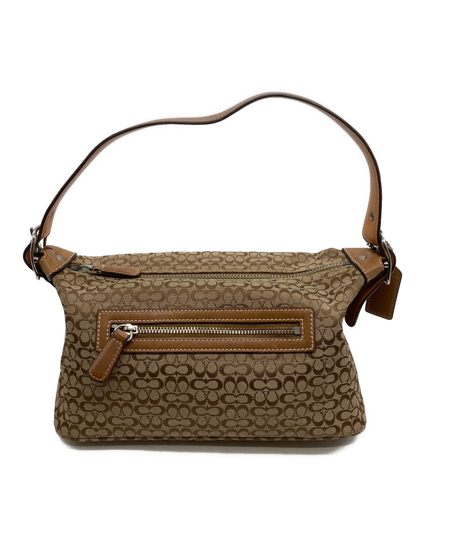 中古・古着通販】COACH (コーチ) ミニシグネチャーアクセサリーポーチ