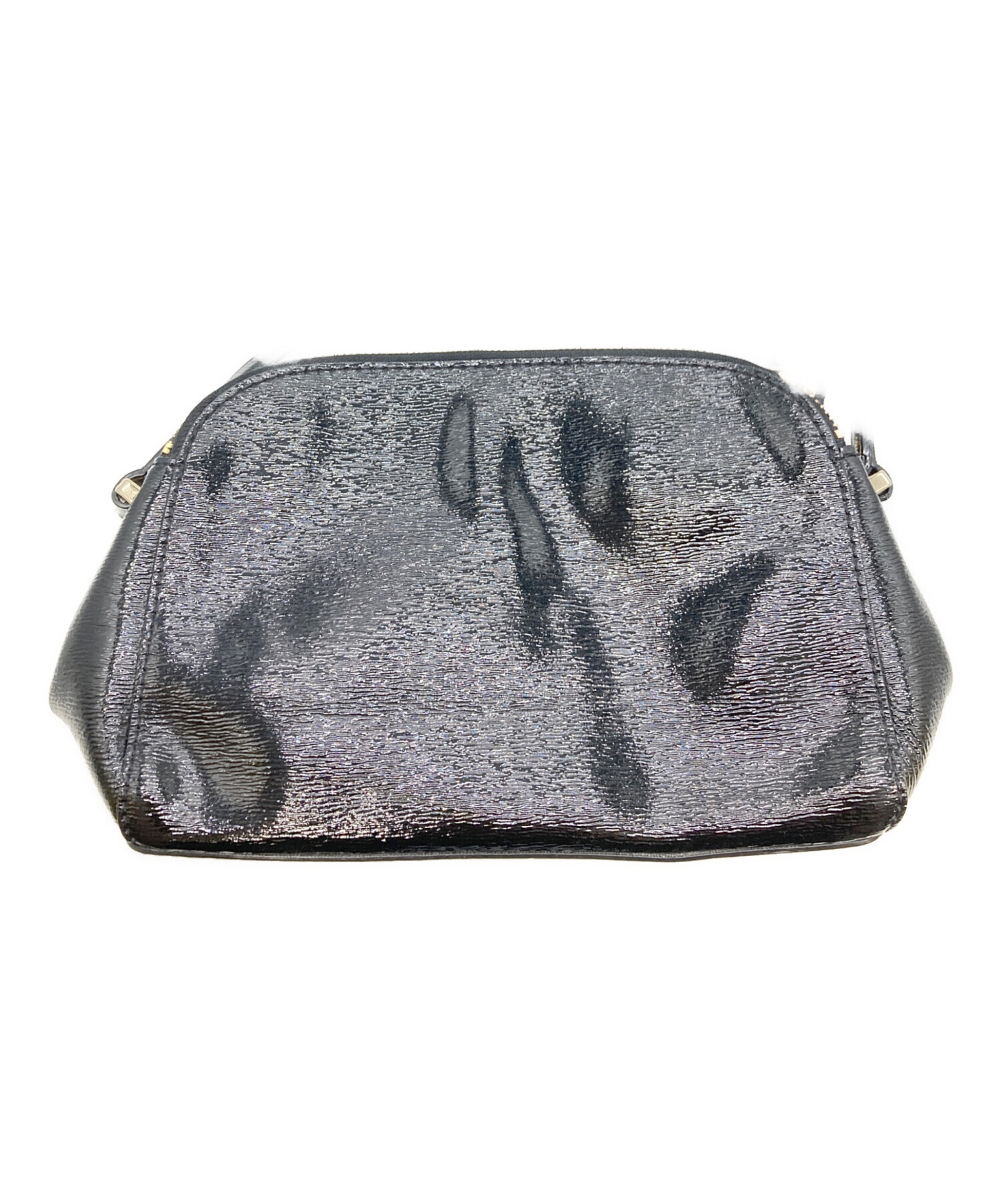 ケイトスペード kate spade グリッターショルダーバッグ シルバー kate 