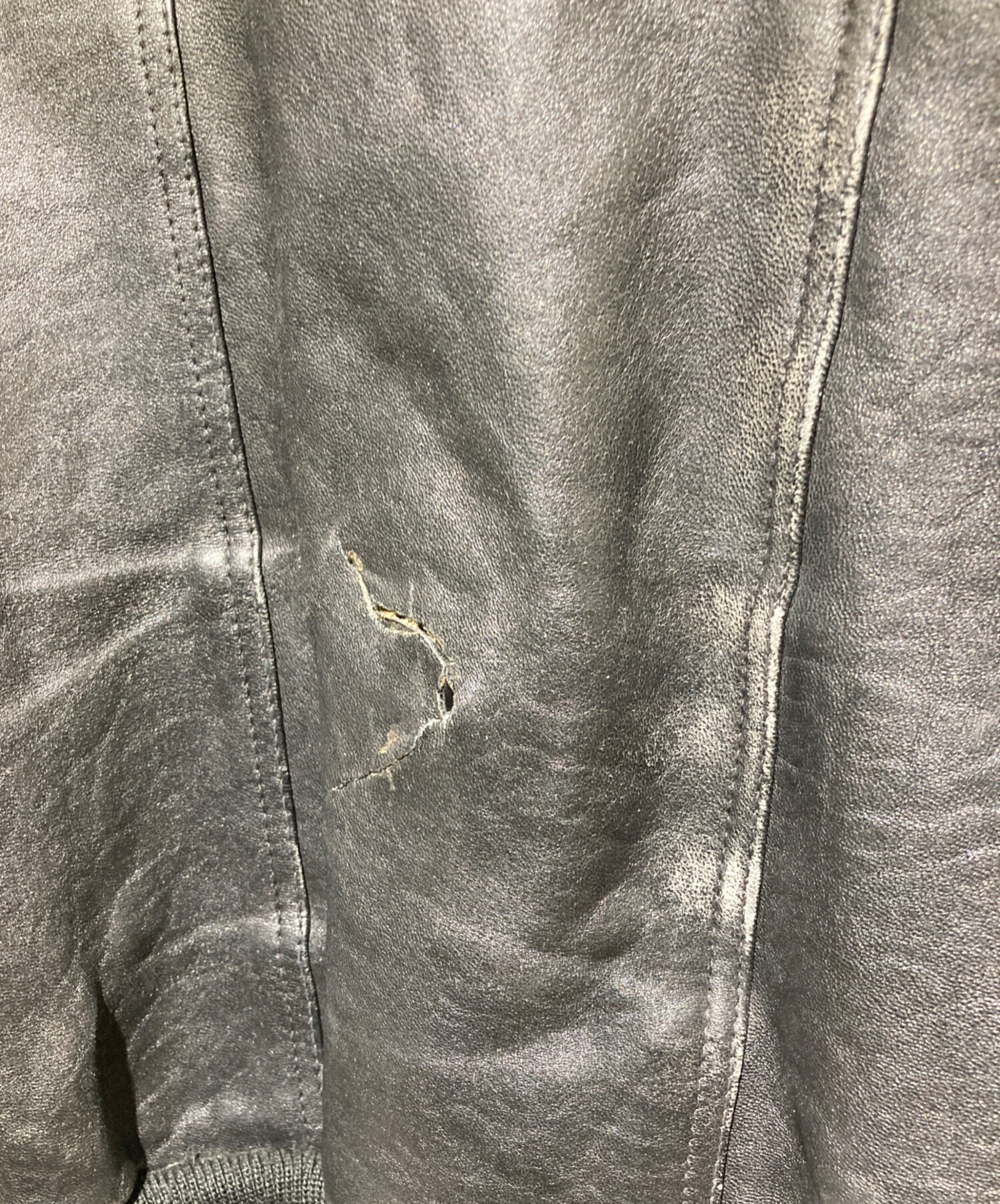 中古・古着通販】EURO VINTAGE (ユーロヴィンテージ) 裏総柄レザー