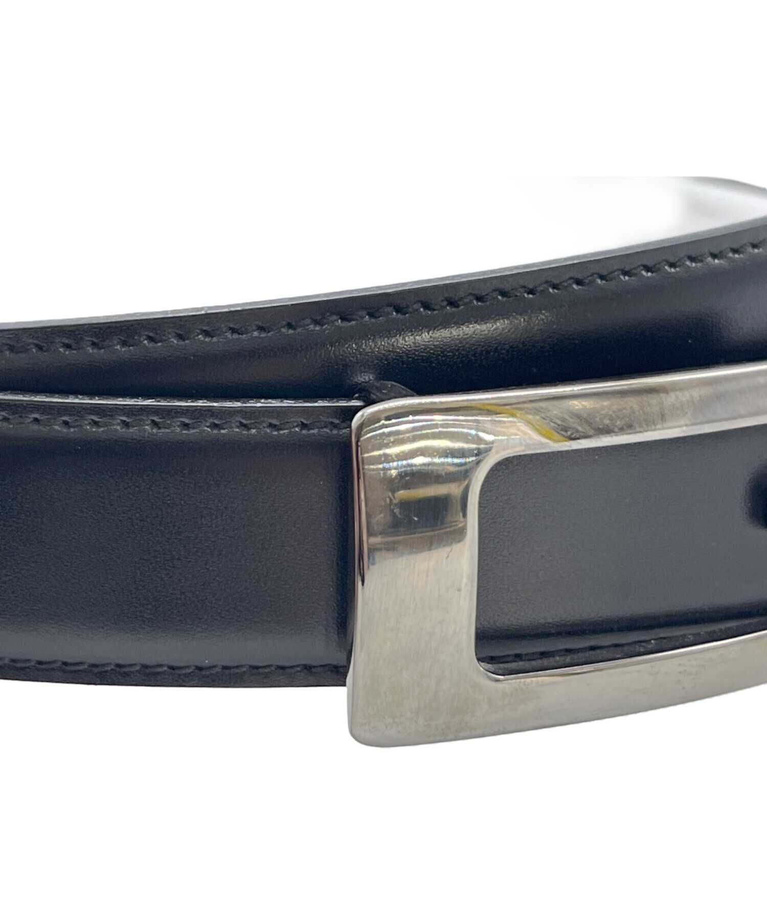 中古・古着通販】GUCCI (グッチ) Gバックルリバーシブルベルト