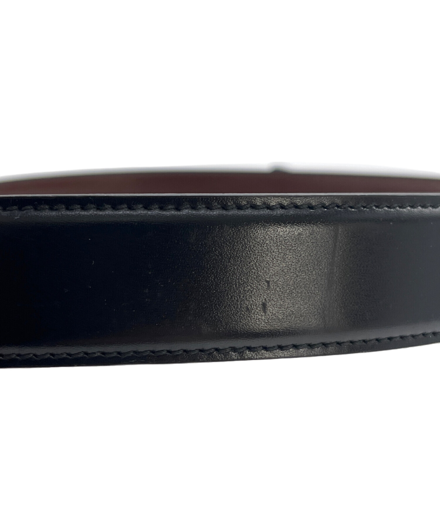 中古・古着通販】GUCCI (グッチ) Gバックルリバーシブルベルト