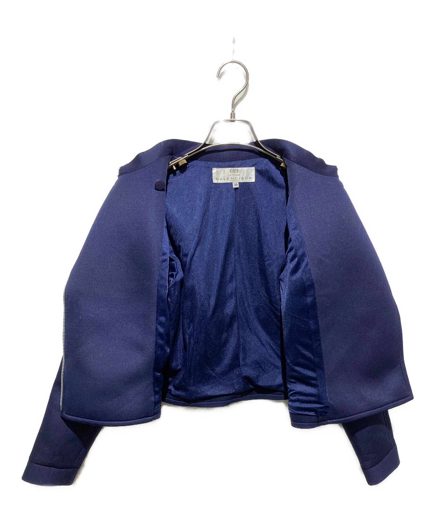 中古・古着通販】BALENCIAGA (バレンシアガ) ノーカラージップアップ 