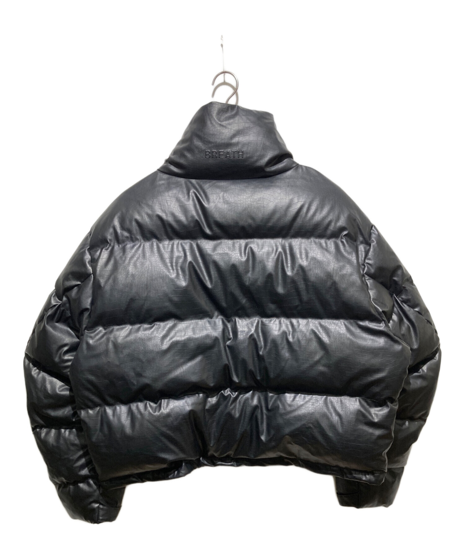 中古・古着通販】BREATH (ブレス) FAUX LEATHER MATTE CROCODILE DOWN