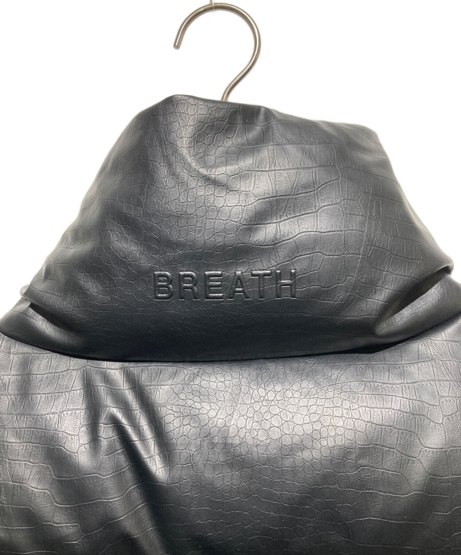 中古・古着通販】BREATH (ブレス) FAUX LEATHER MATTE CROCODILE DOWN