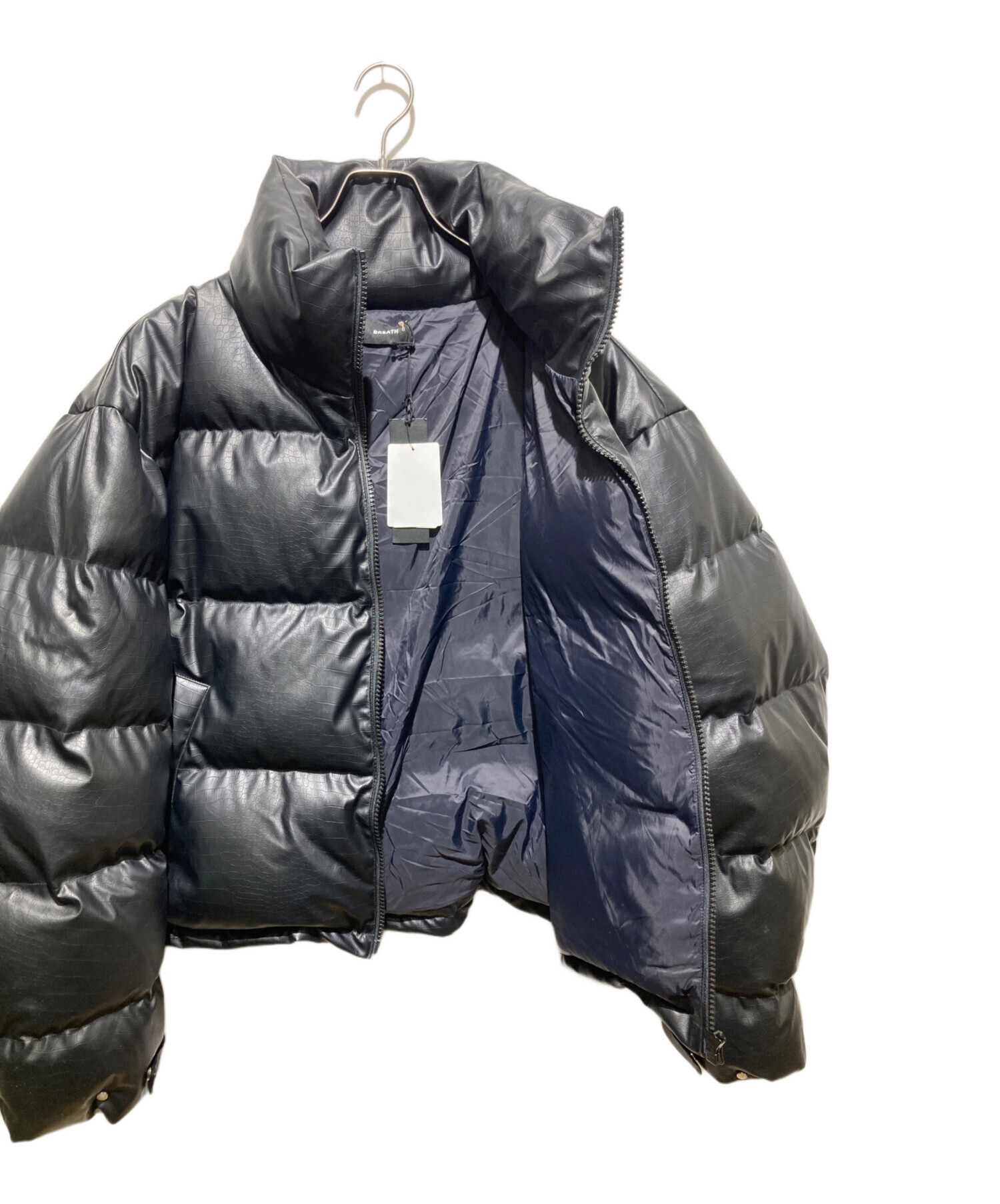 中古・古着通販】BREATH (ブレス) FAUX LEATHER MATTE CROCODILE DOWN