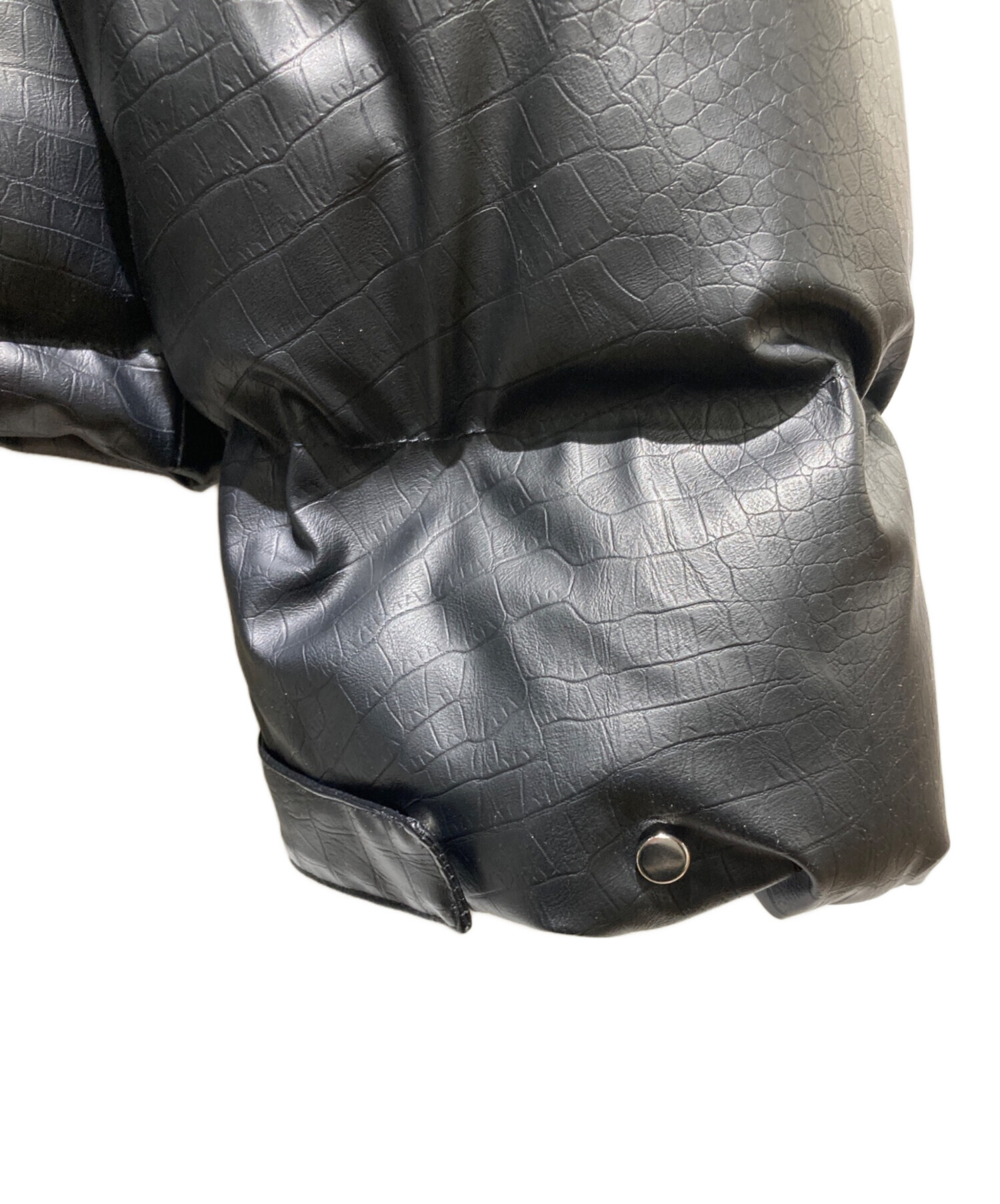 中古・古着通販】BREATH (ブレス) FAUX LEATHER MATTE CROCODILE DOWN