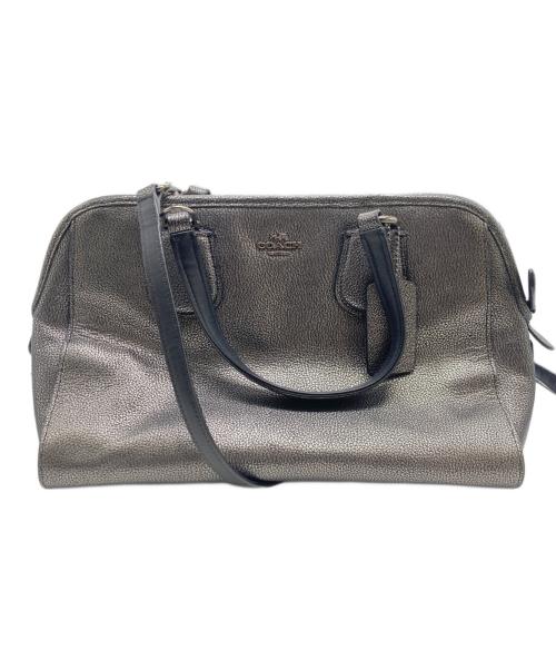 中古・古着通販】COACH (コーチ) メタリック ペブルレザーショルダー