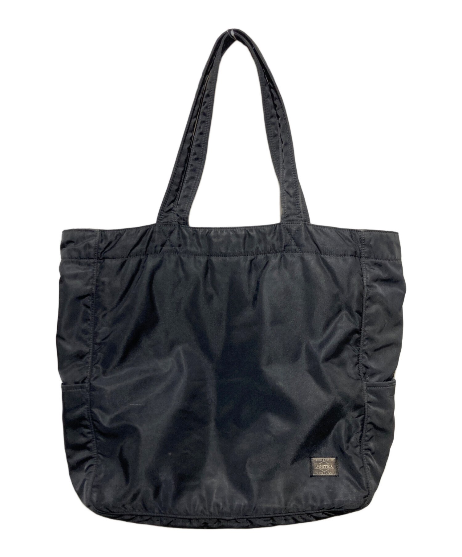 中古・古着通販】PORTER (ポーター) トートバッグ/クリーム ブラック