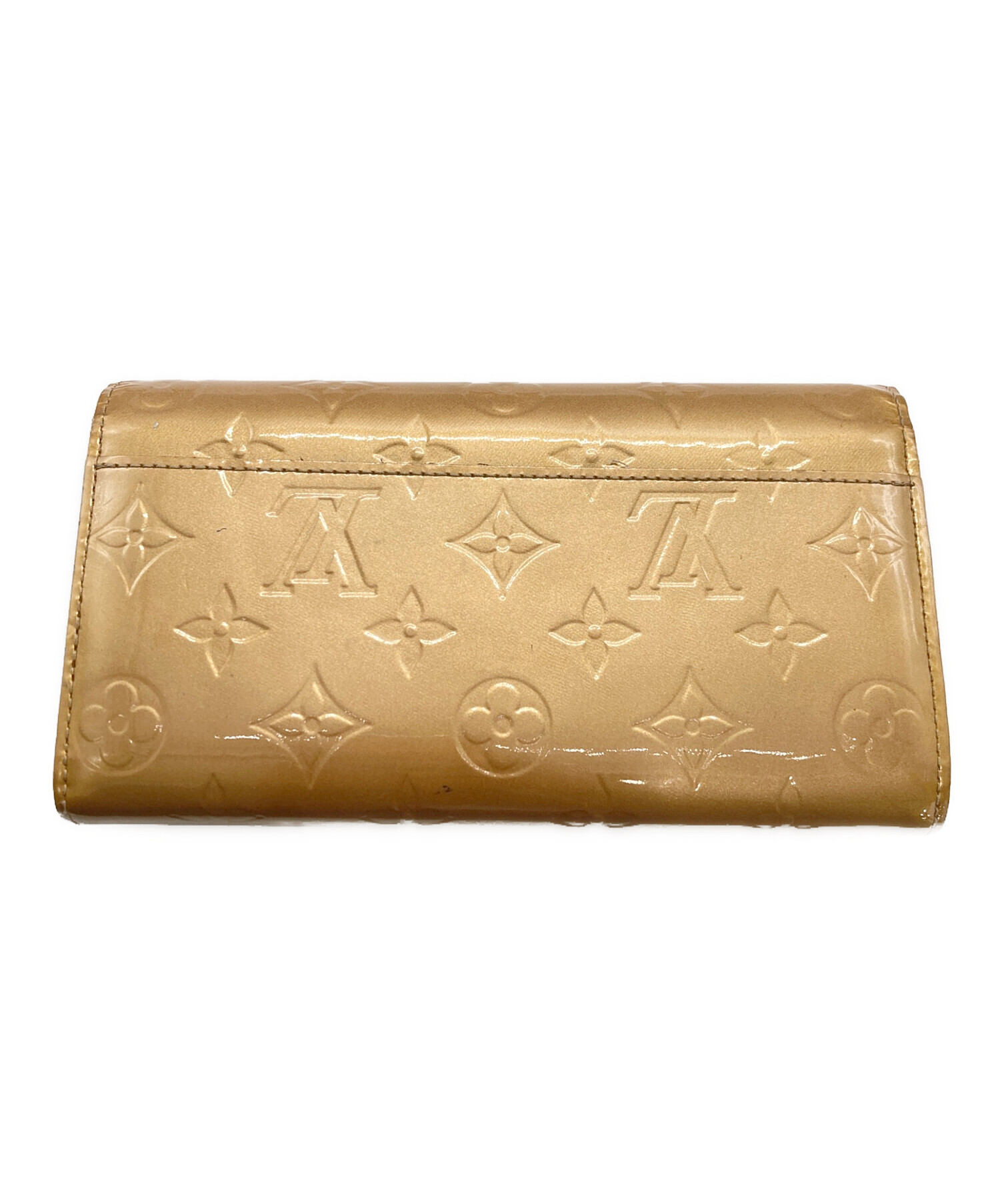 LOUIS VUITTON ルイヴィトン 財布・ケース  ベージュ 【古着】【中古】【送料無料】 中古・古着通販】LOUIS VUITTON (ルイ ヴィトン) カードケース