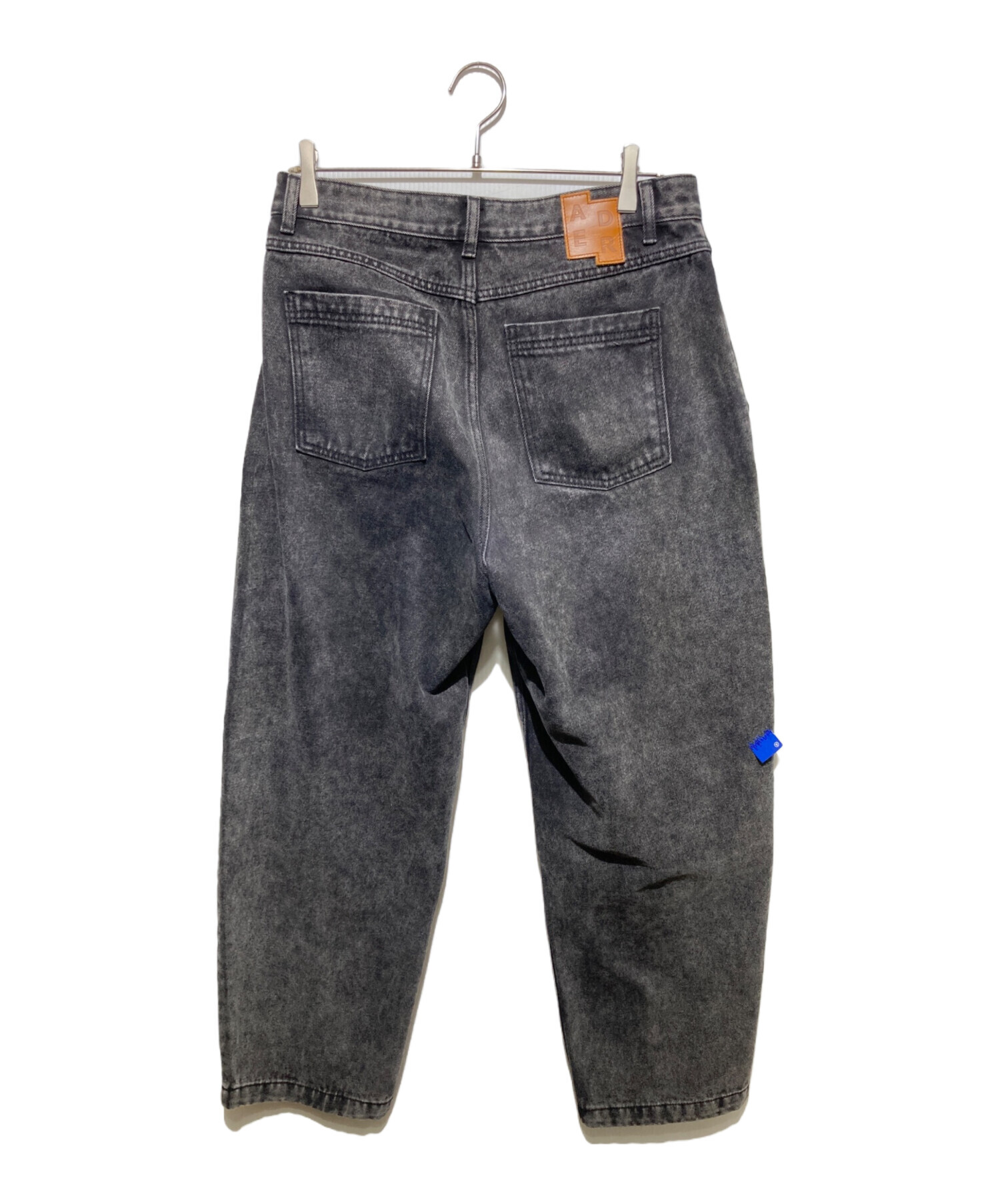 中古・古着通販】ADER error (アーダーエラー) デニムパンツ ブラック 