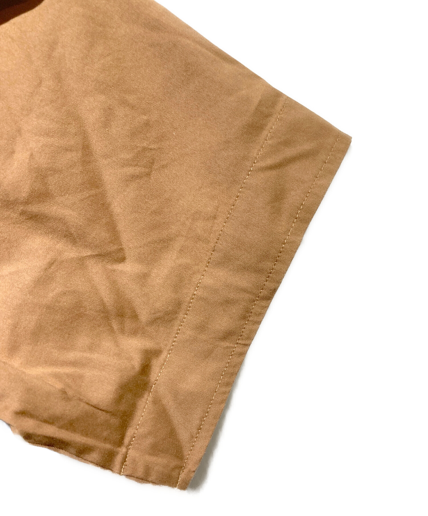 中古・古着通販】HERMES (エルメス) セリエボタン半袖シャツ ブラウン