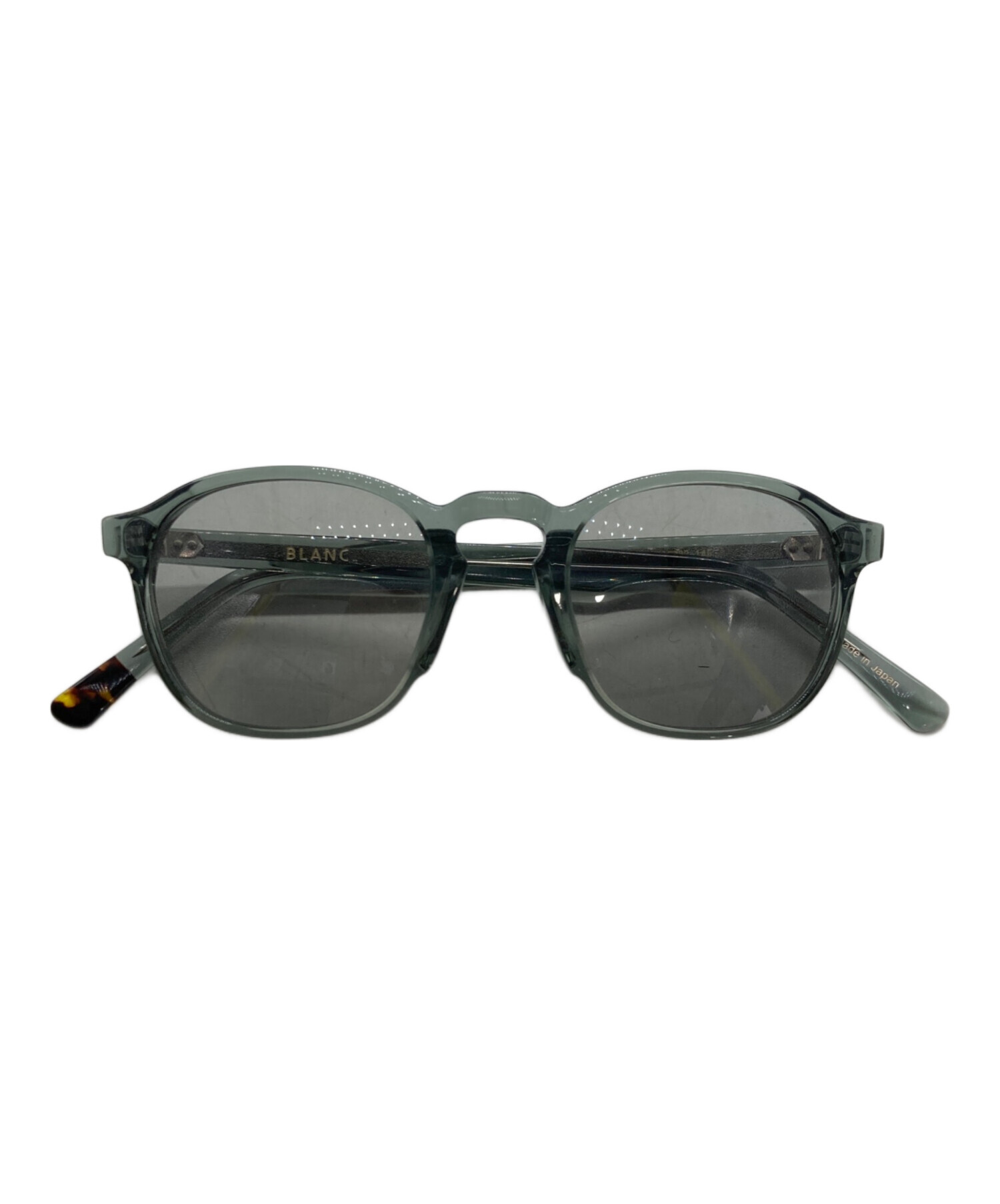 中古・古着通販】BLANC (ブラン) TEALサングラス グレー サイズ:48□22