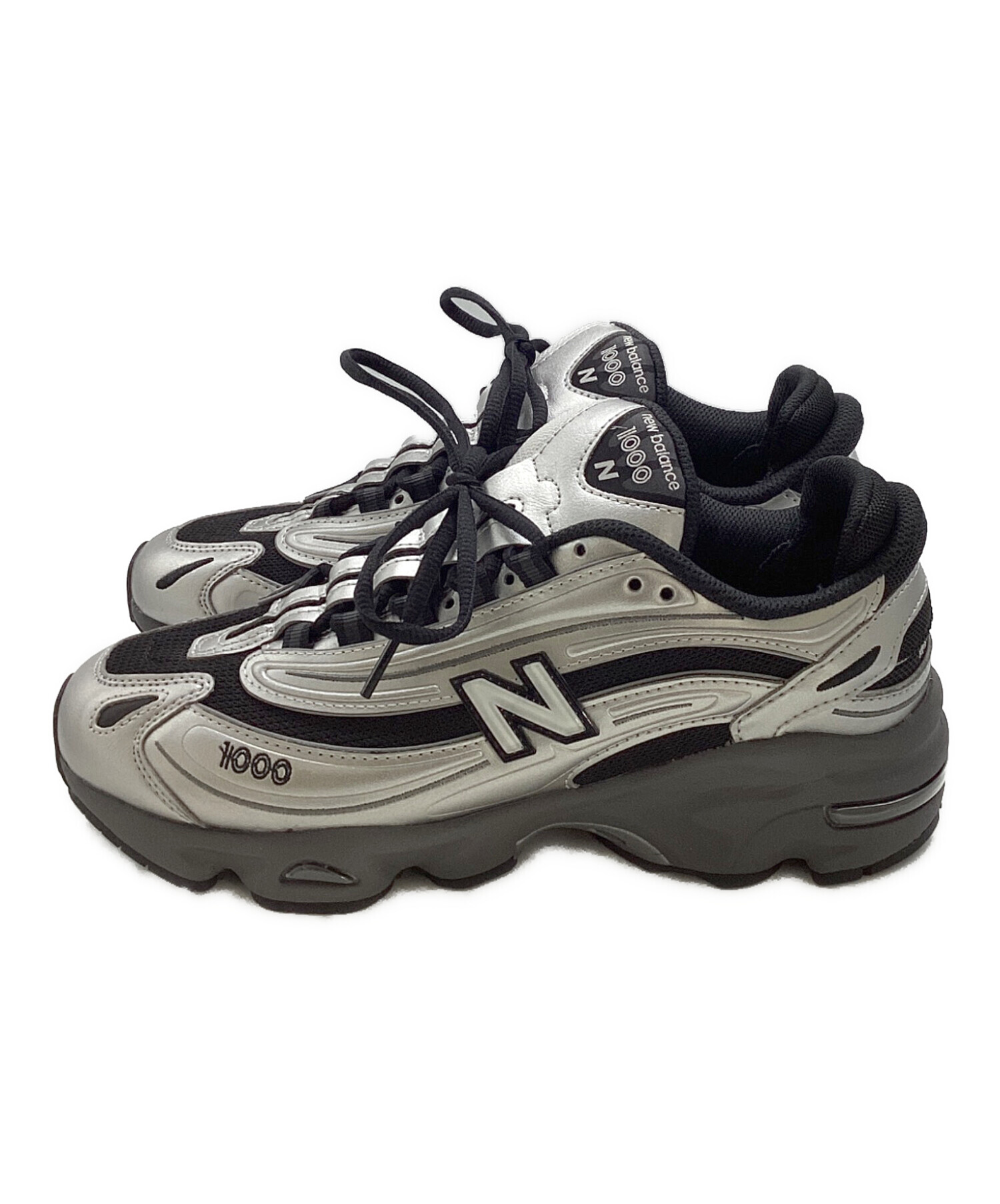中古・古着通販】NEW BALANCE (ニューバランス) スニーカー シルバー 