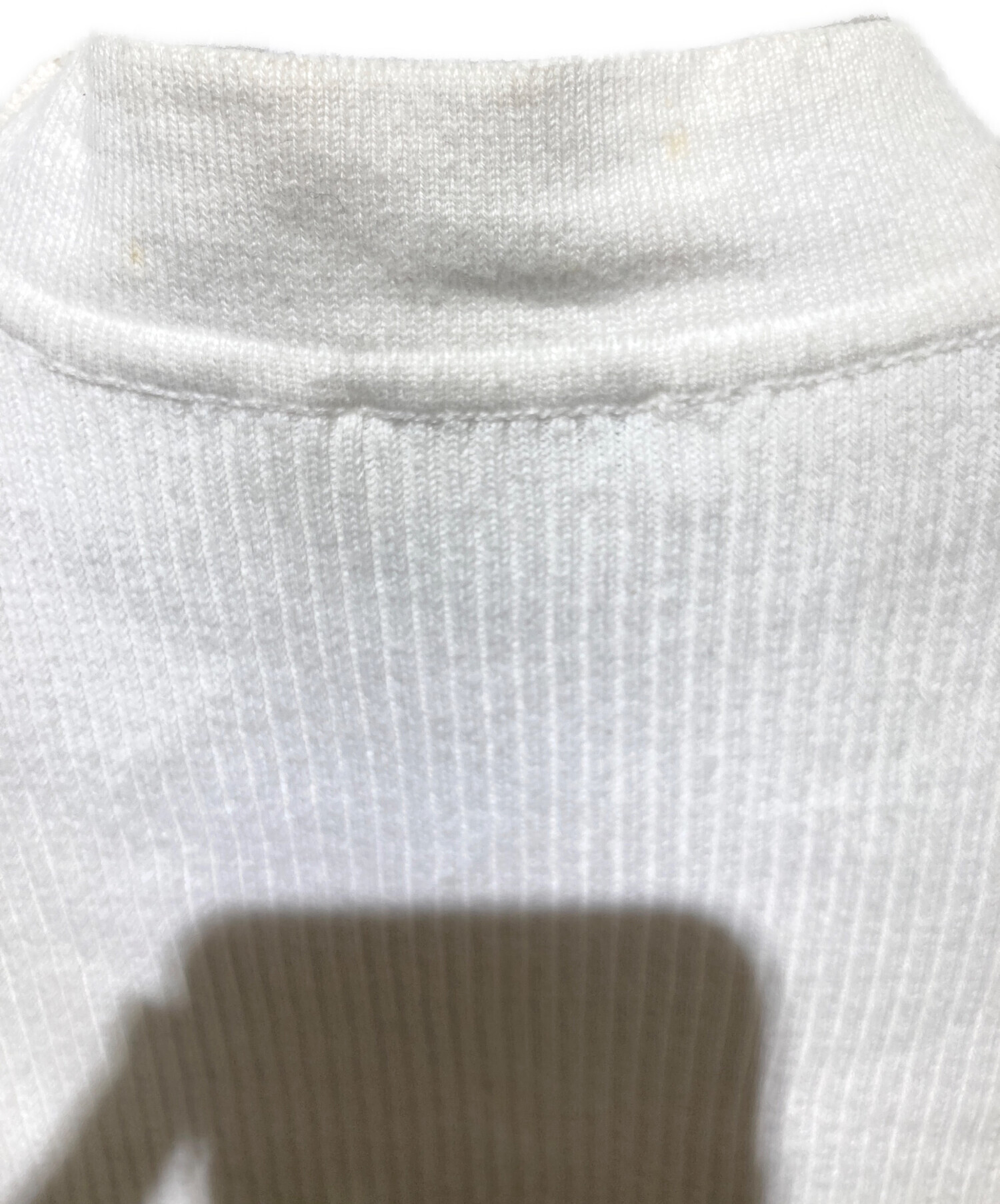 中古・古着通販】CHANEL (シャネル) CCボタン半袖ハイネックニット