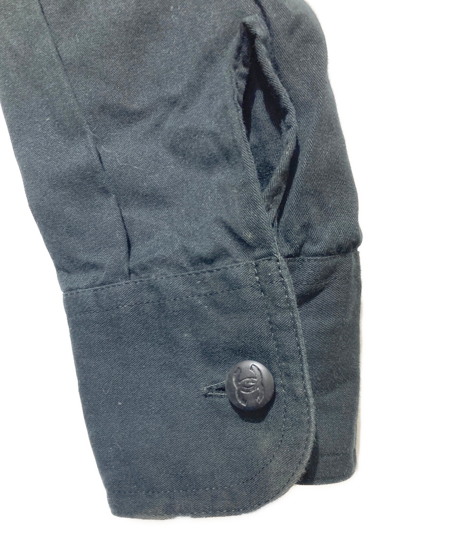 中古・古着通販】CHANEL (シャネル) ココマークボタン長袖シャツ