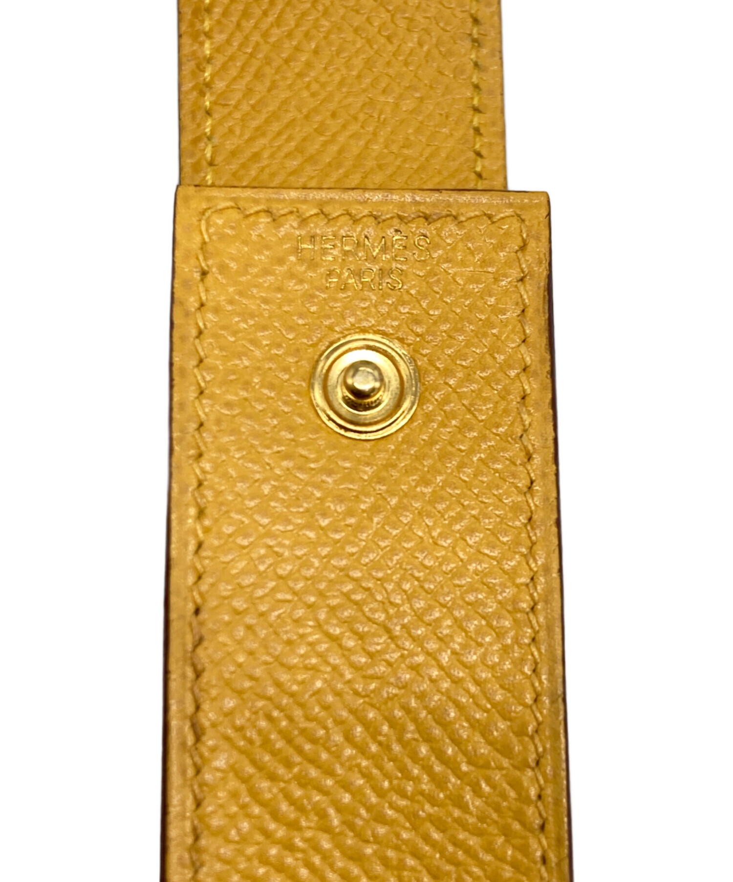 中古・古着通販】HERMES (エルメス) リップケース イエロー｜ブランド