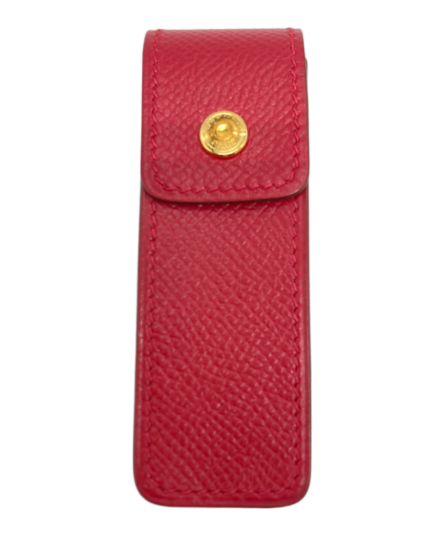 中古・古着通販】HERMES (エルメス) リップケース レッド｜ブランド