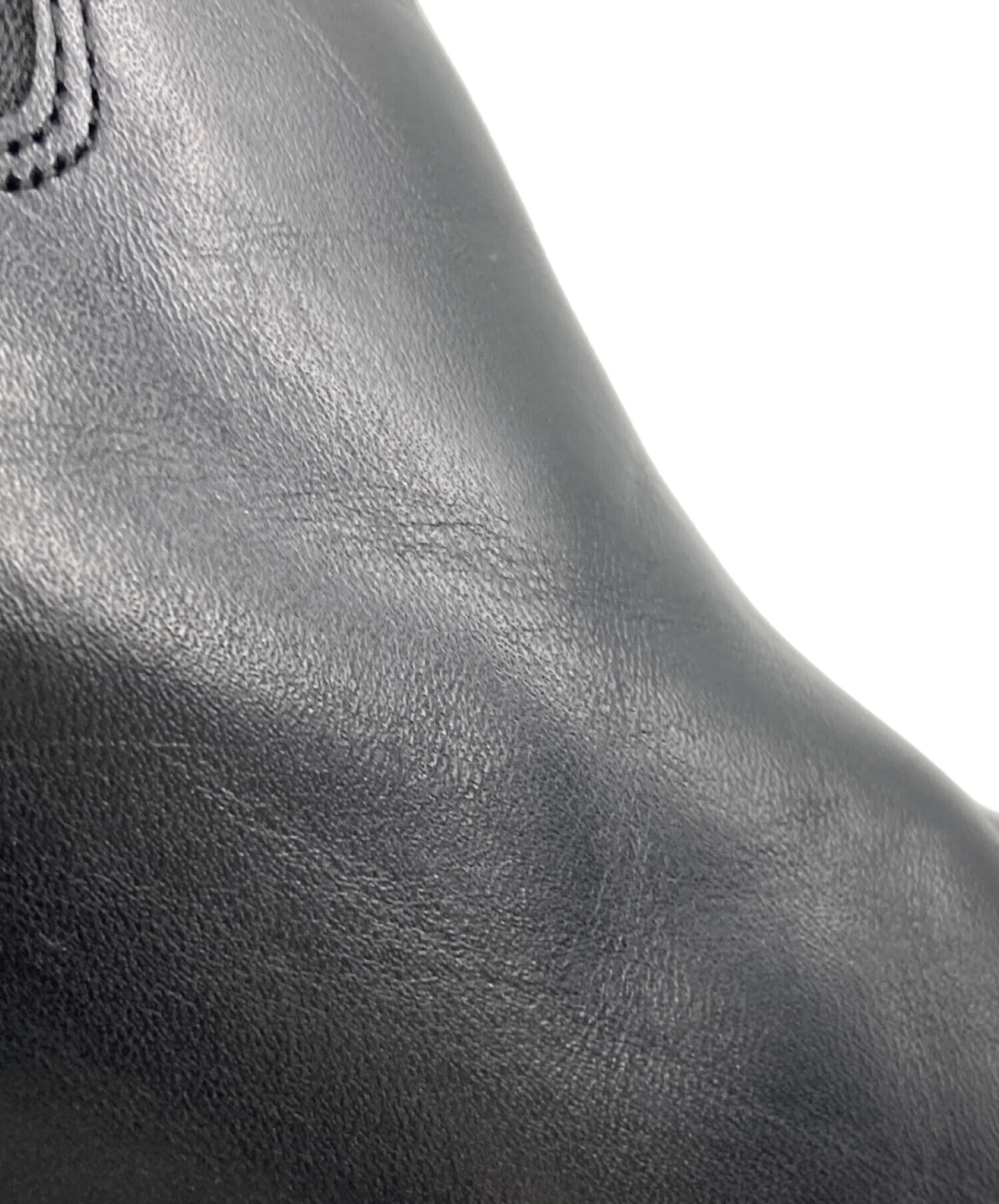 中古・古着通販】COACH (コーチ) ピアス サイドゴア ブーティ ブラック