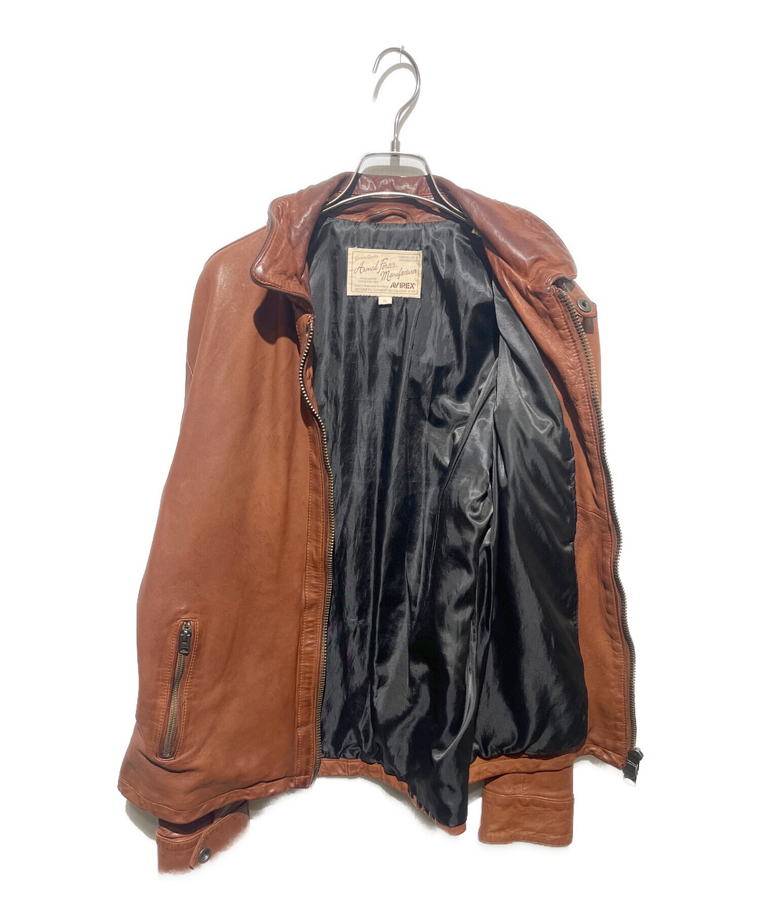 中古・古着通販】AVIREX (アヴィレックス) Sheep Skin Riders Jacket