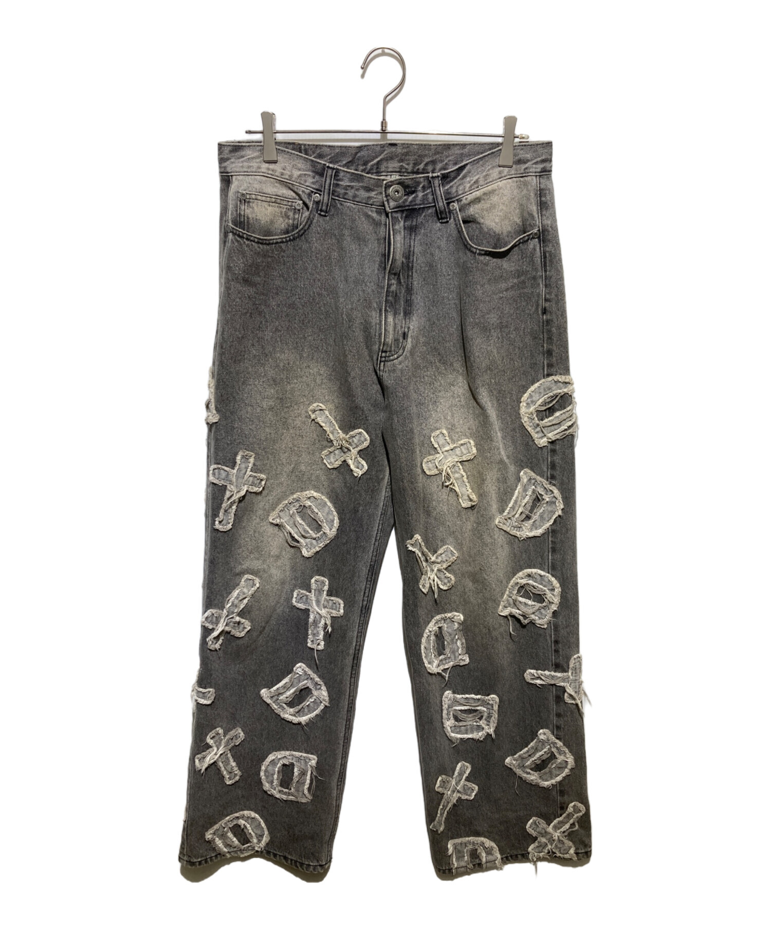 中古・古着通販】DANKE SCHON (ダンケ シェーン) ワイドデニムパンツ