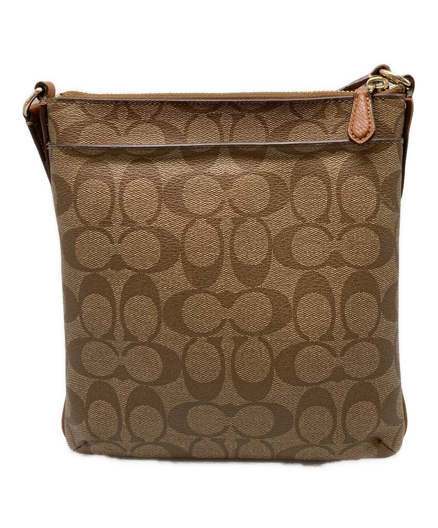 中古・古着通販】COACH (コーチ) ショルダーバッグ ベージュ｜ブランド