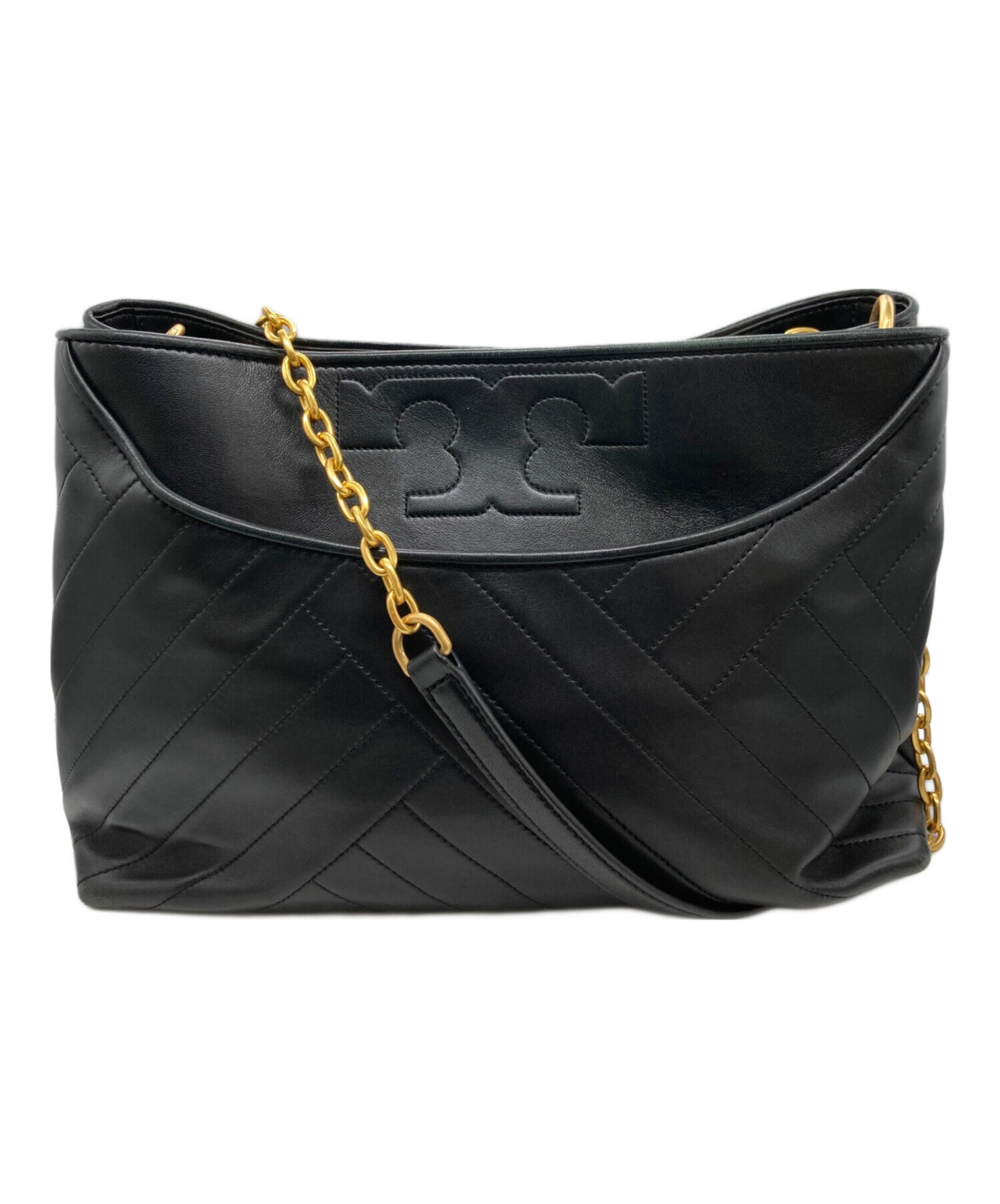 中古・古着通販】TORY BURCH (トリーバーチ) Alexa Flat Leather Tote