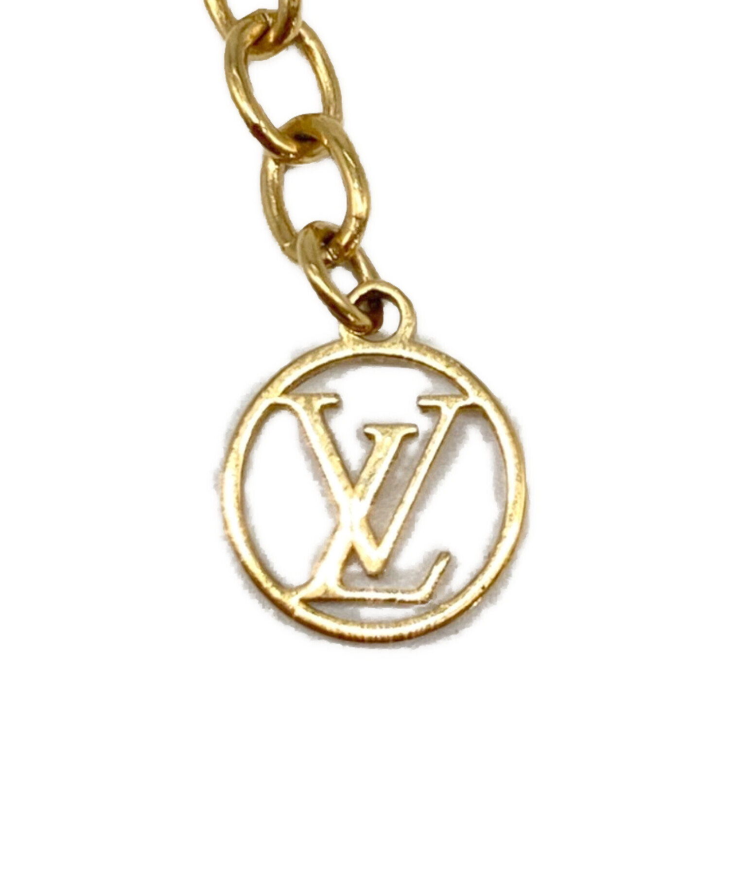 ルイヴィトン ネックレス モノグラム LV&ME イニシャル E ゴールド 中古・古着通販】LOUIS VUITTON (ルイ ヴィトン) LV&ME イニシャル