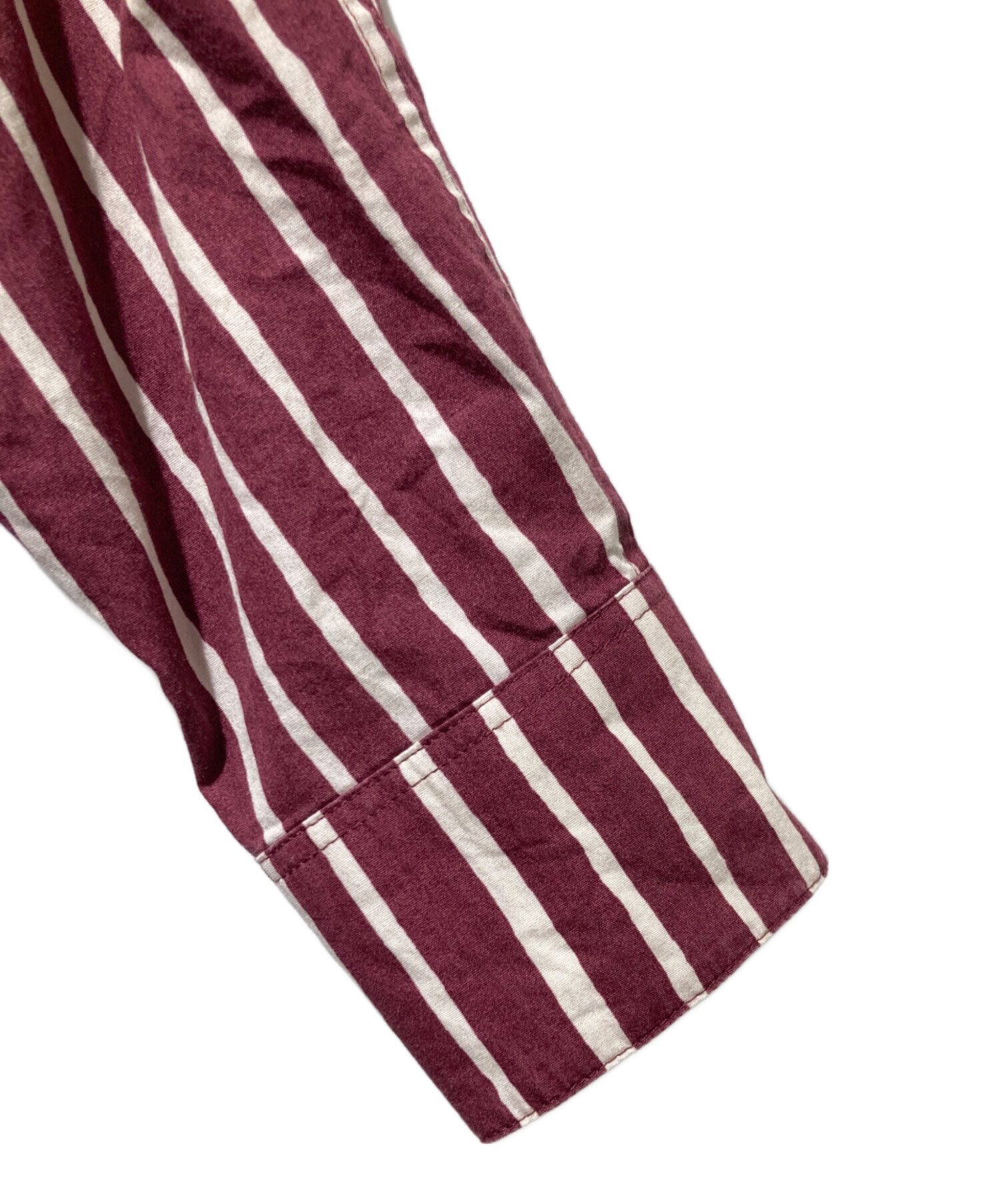 中古・古着通販】marimekko (マリメッコ) ストライプシャツ ホワイト