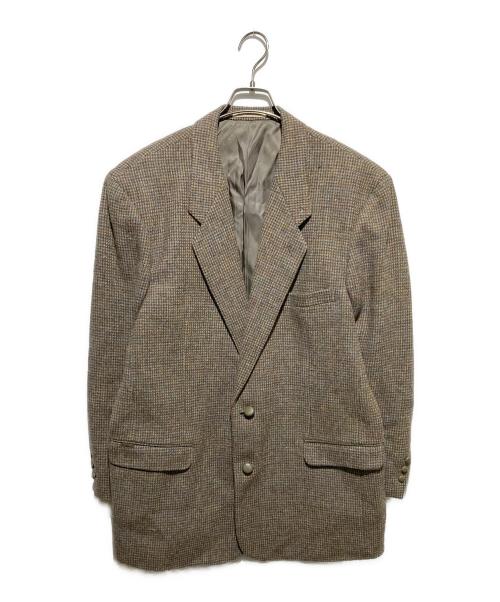 英国製生地 Papas パパス ツイードジャケット ウール100% S44 PAPAS パパス × Harris Tweed ハリスツイード ウール テーラード