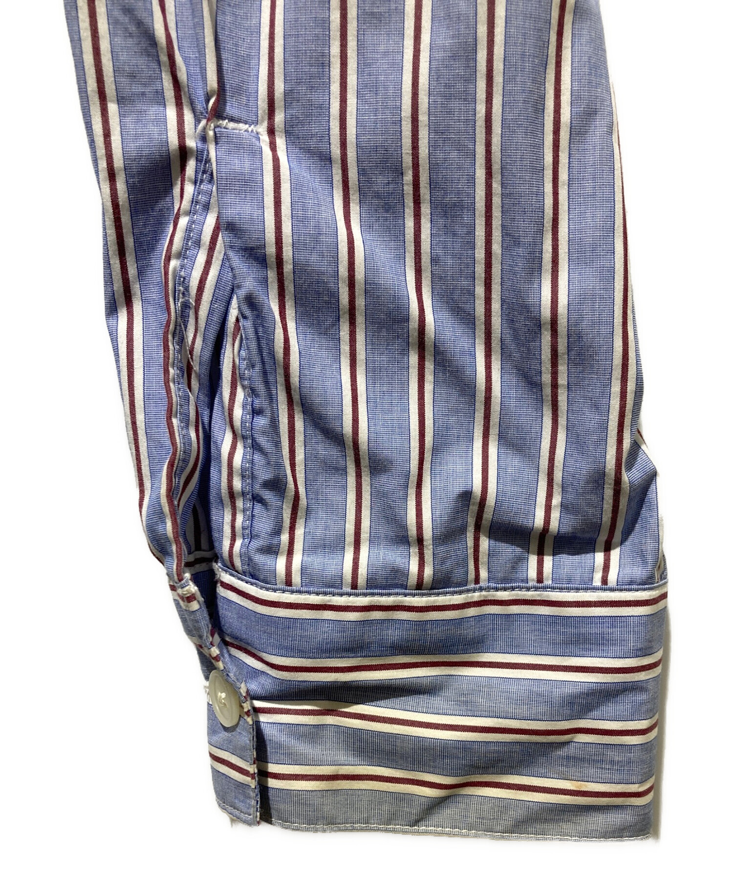 中古・古着通販】kaiko (カイコー) OBLONG WORK SHIRT ブルー サイズ:2 